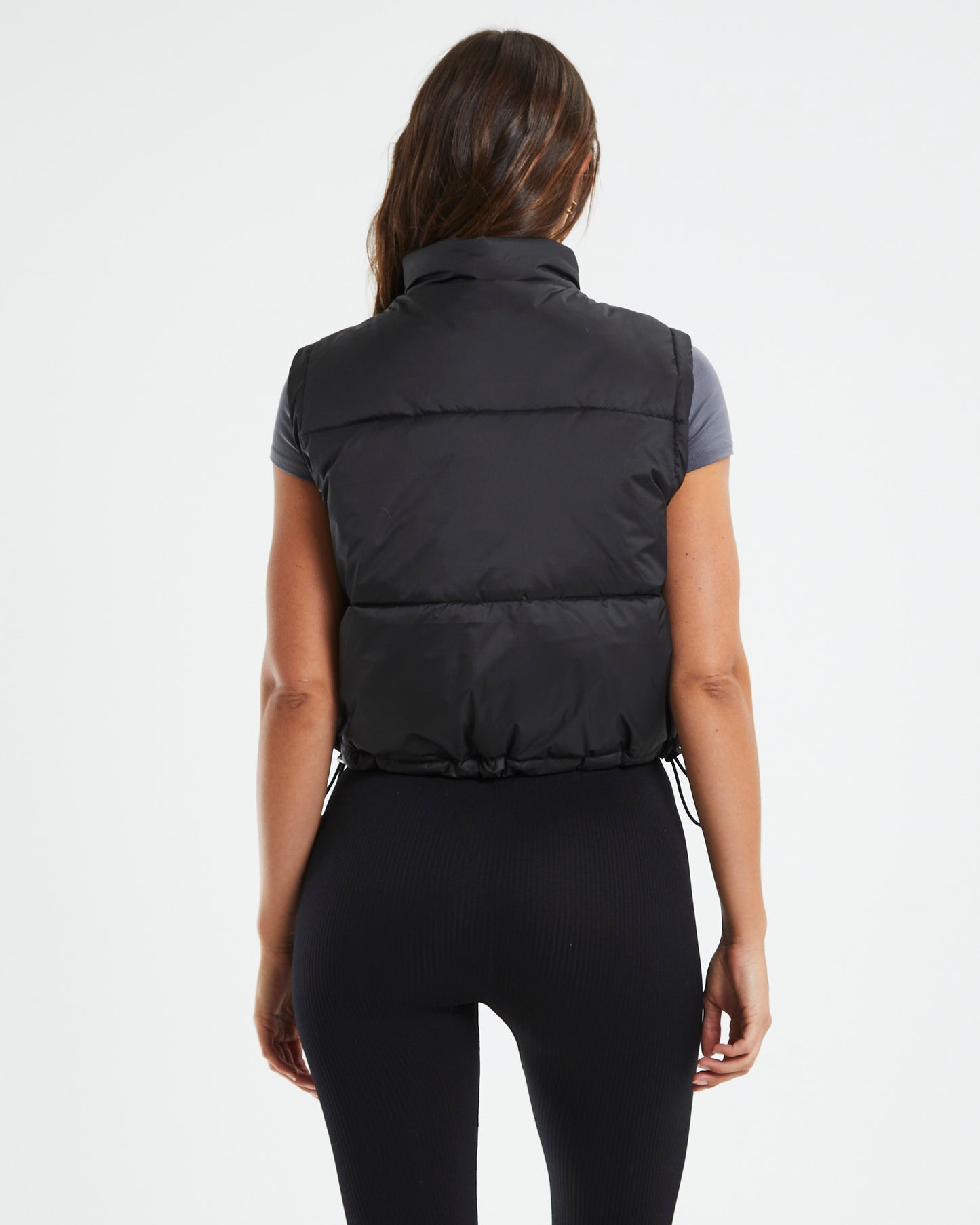 Casey Cropped Puffer Vest