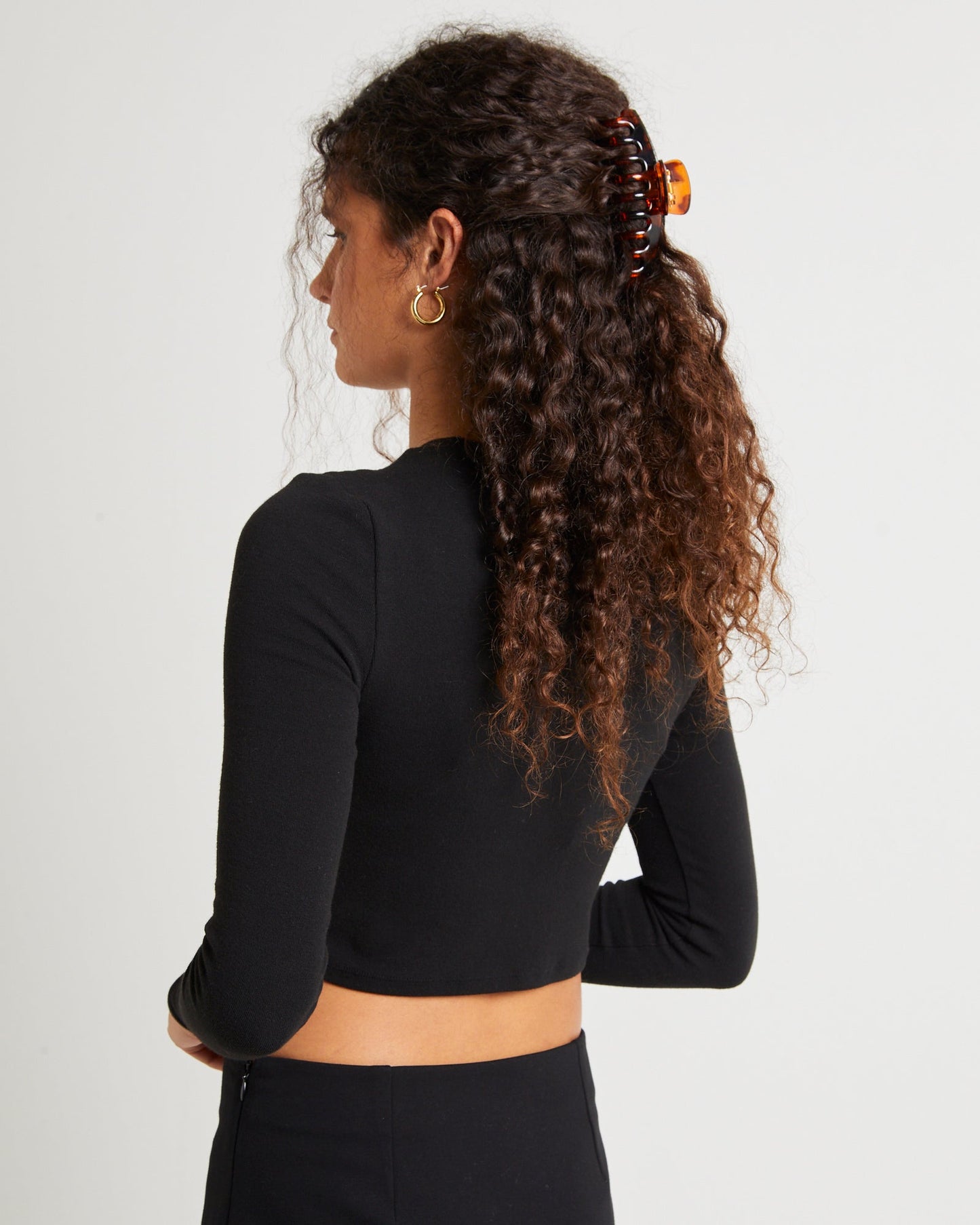 Clueless Claw Hair Clips 2 Pack Black/Tort