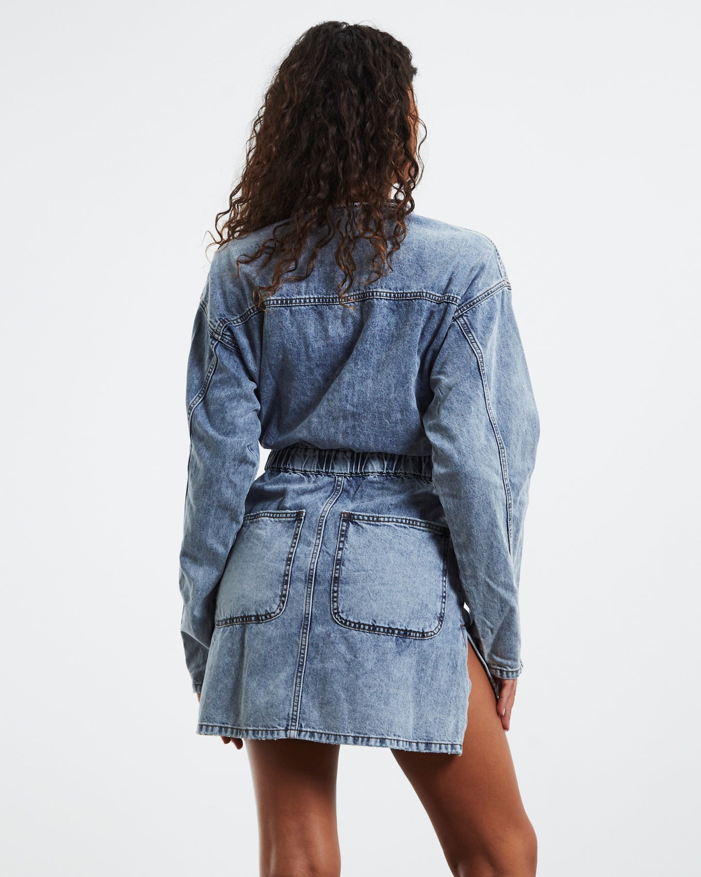 Olivia Dress Blue Blossom
