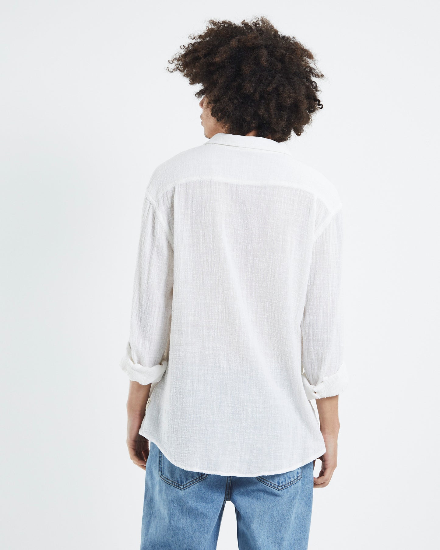 Louie Long Sleeve Shirt Off White