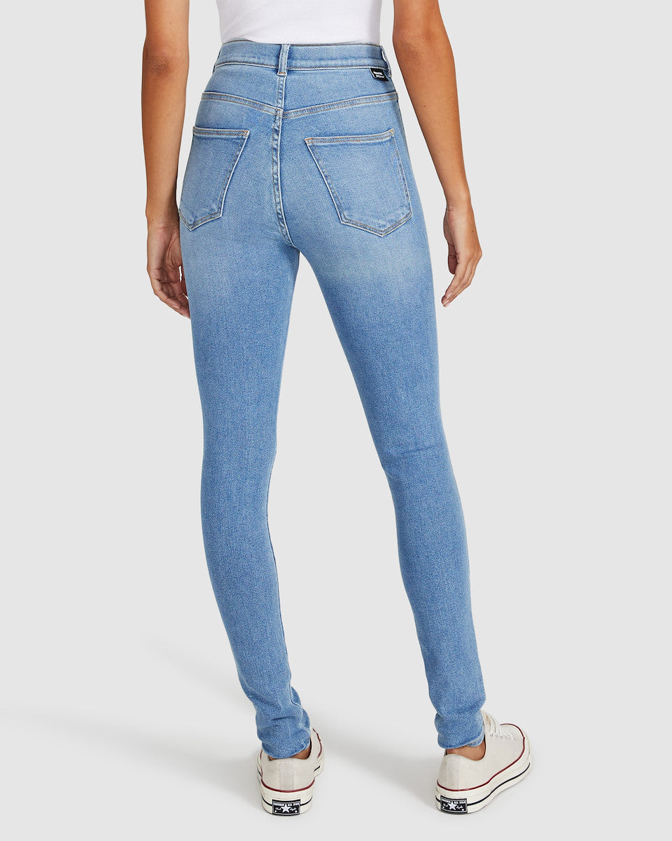Moxy Ripped Denim Jeans Light DENIM