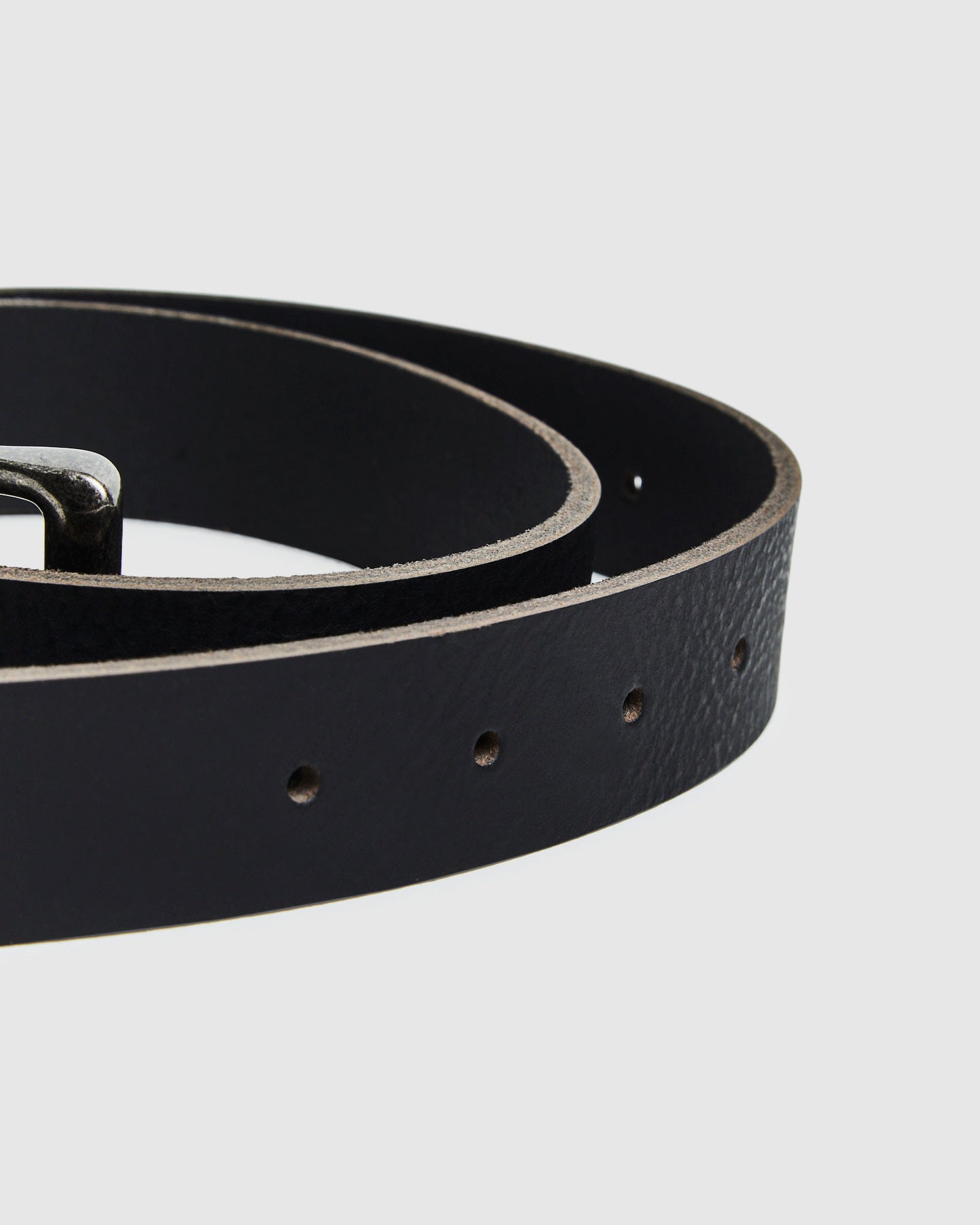Australian-Made Genuine Leather Belt Black