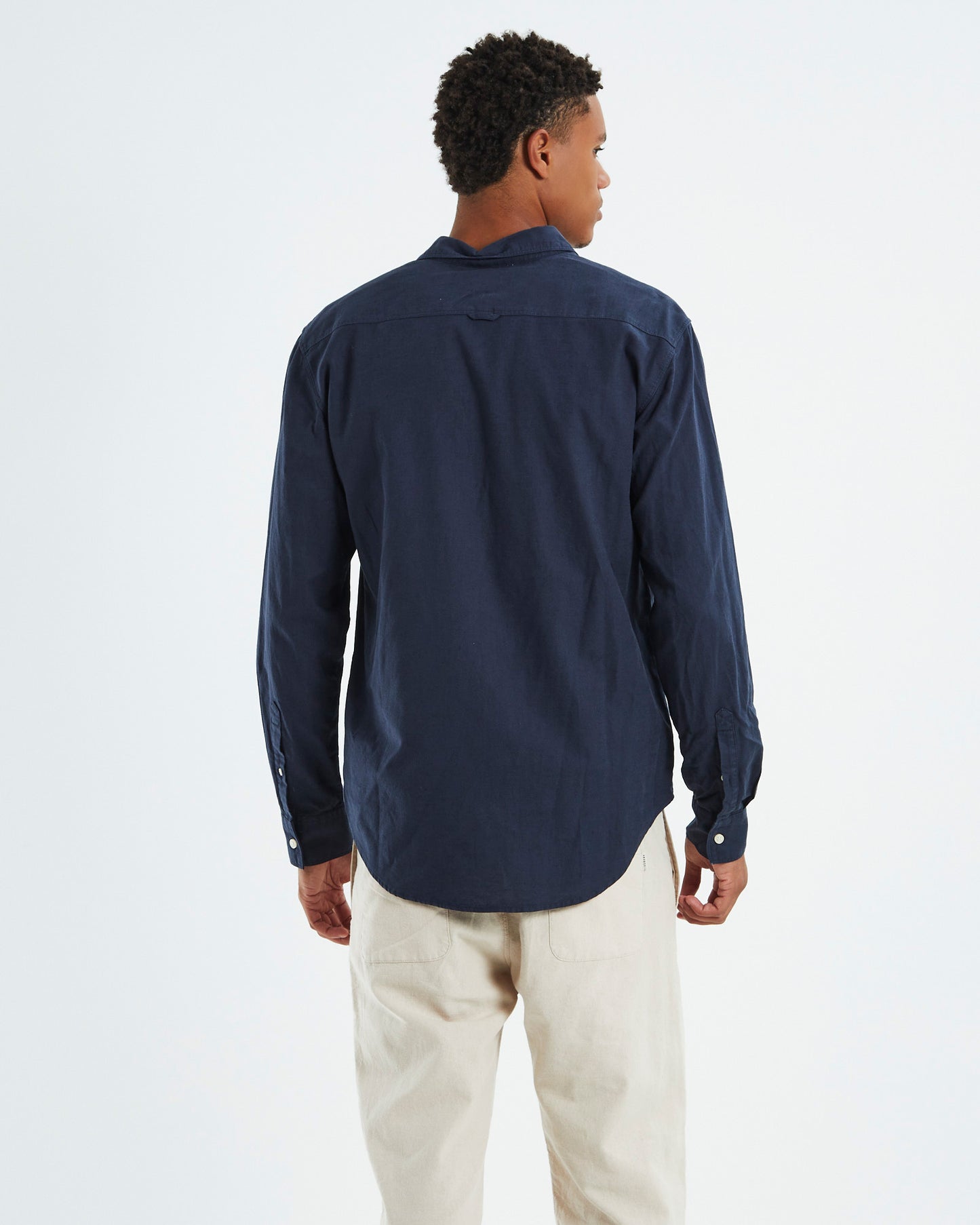 Grover Long Sleeve Shirt Navy