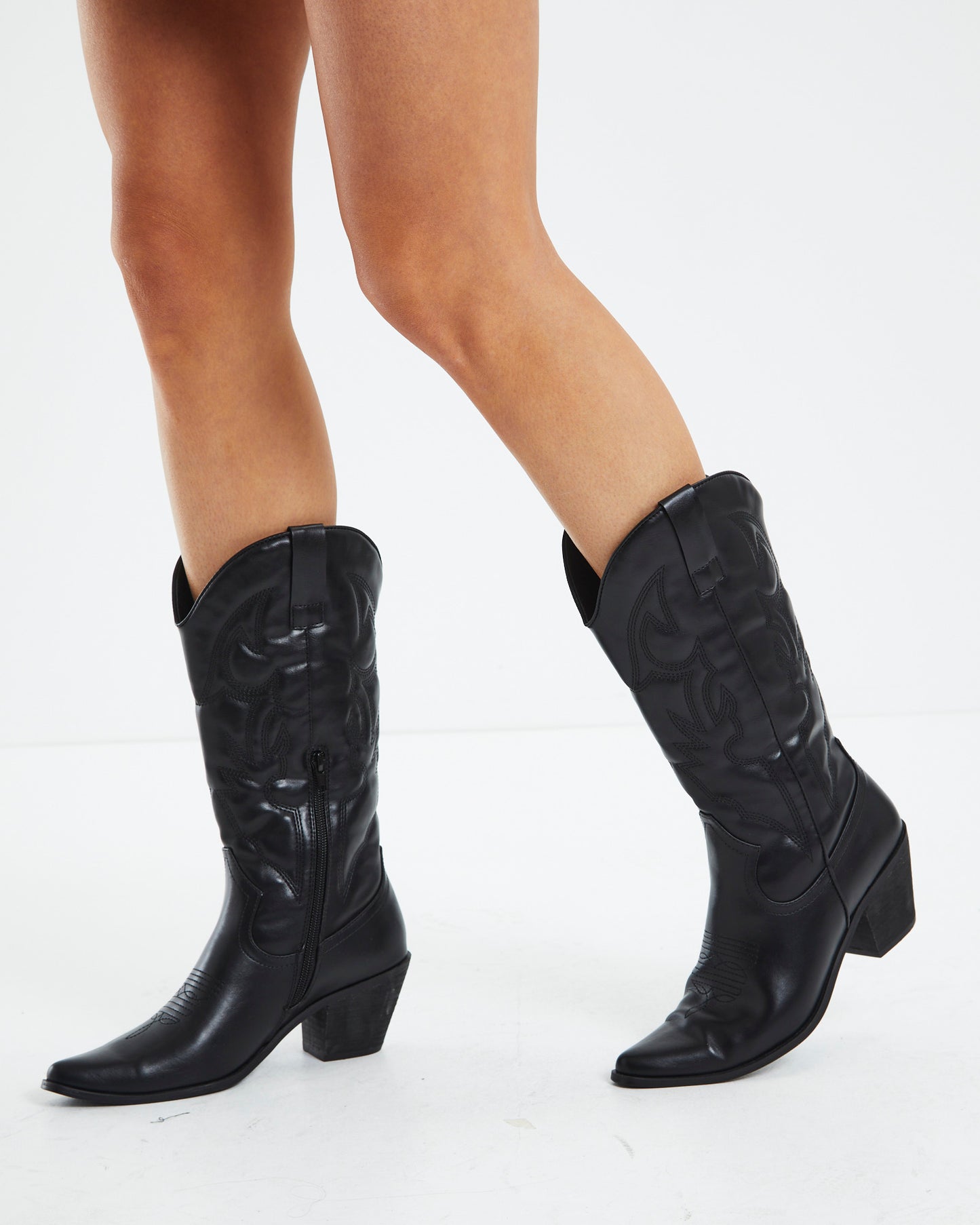 Bo Cowboy Boots Black