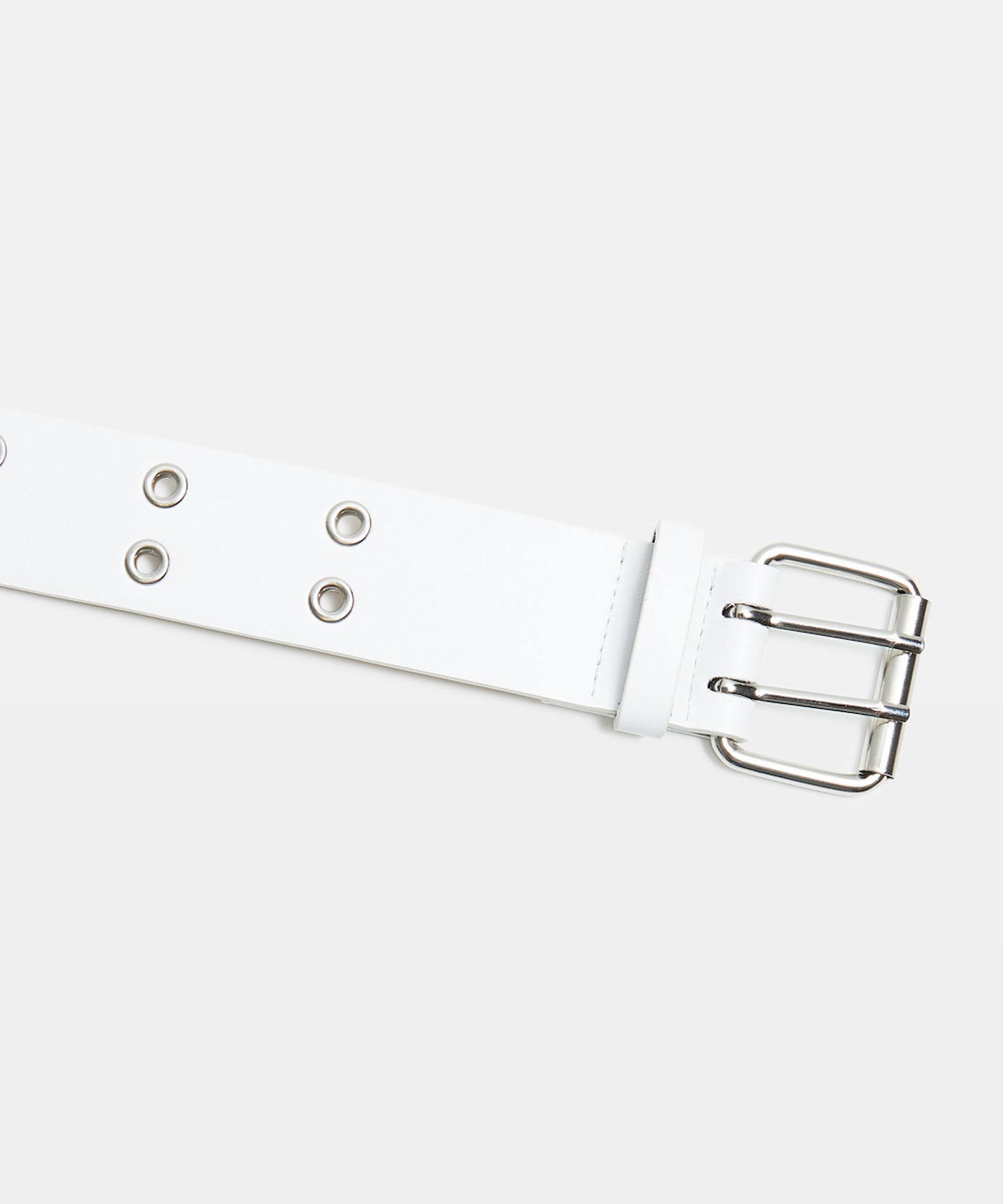 Nitro Double Eyelet Belt White