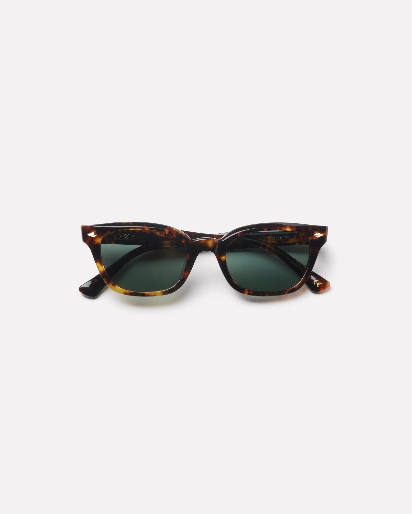Ceremony Sunglasses Tortoise Polished/Green Polarised