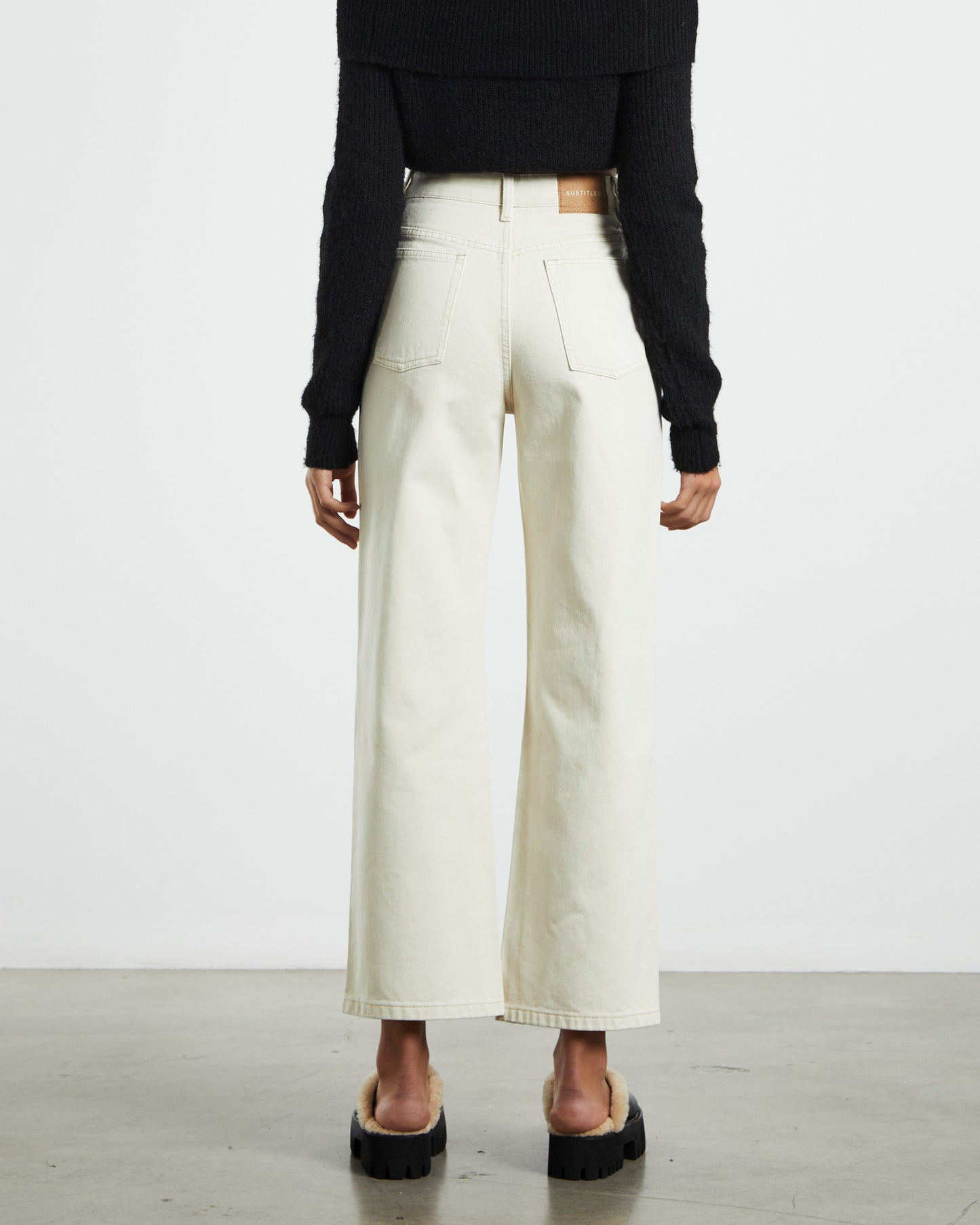 Clover Straight Leg Jeans Cream