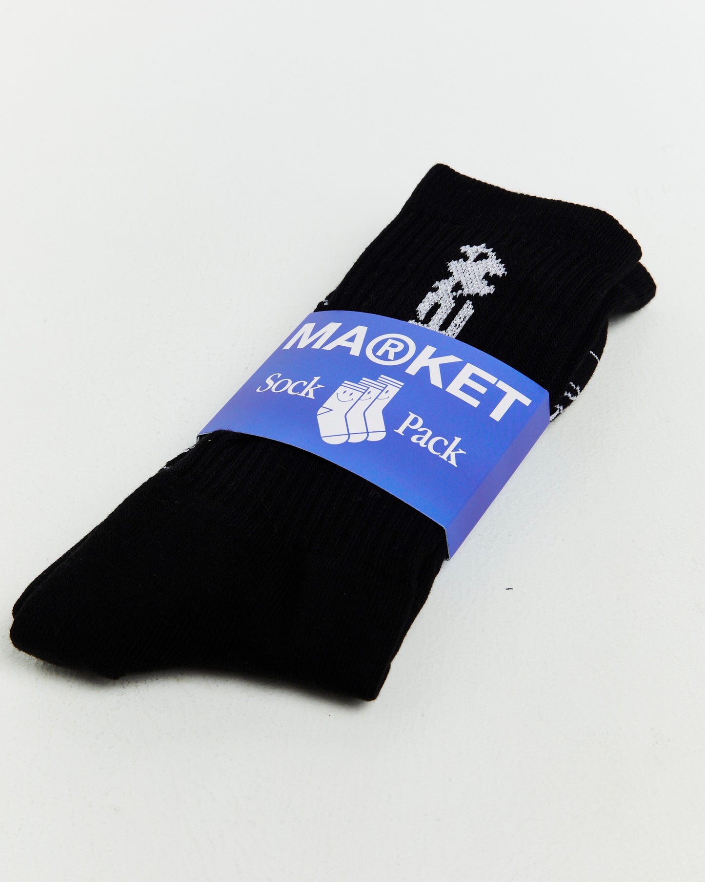 New Future Jacquarded Socks Black