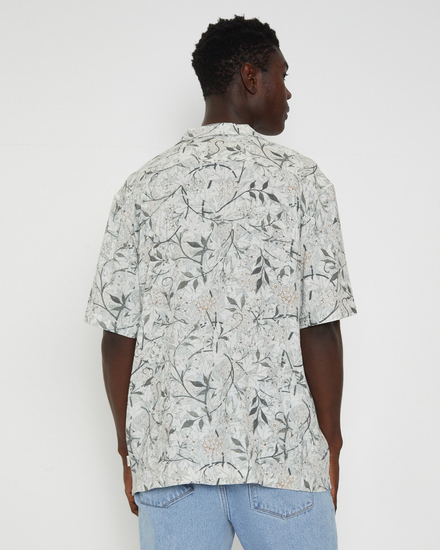 Leon Short Sleeve Resort Shirt in Green