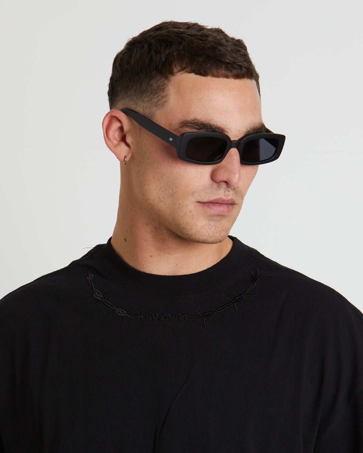 Dynamite Sunglasses in Matte Black/Smoke Mono MATTE BLACK/SMOKE MONO