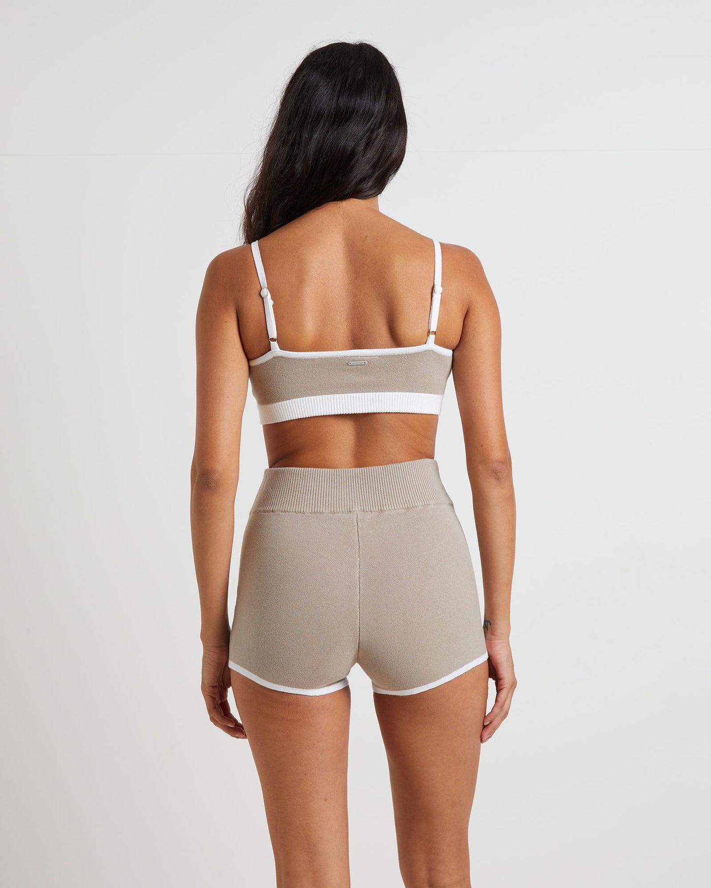 Kay Knit Contrast Crop Top