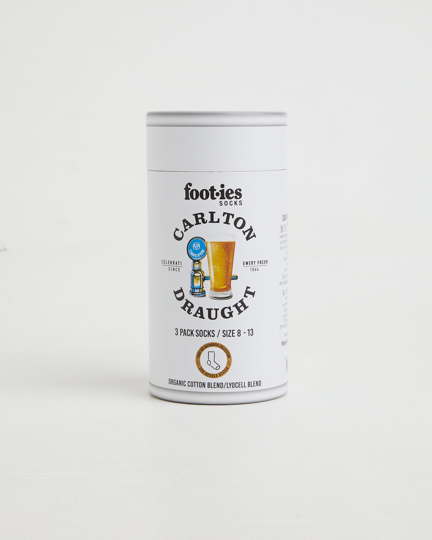 Carlton Draught Combo Socks 3 Pack Gift Can in Assorted