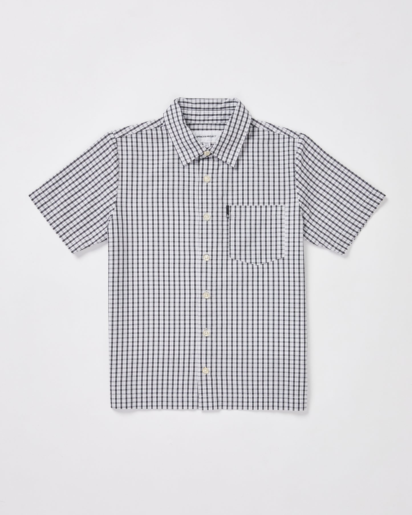 Teen Boys Skate Short Sleeve Shirt in White