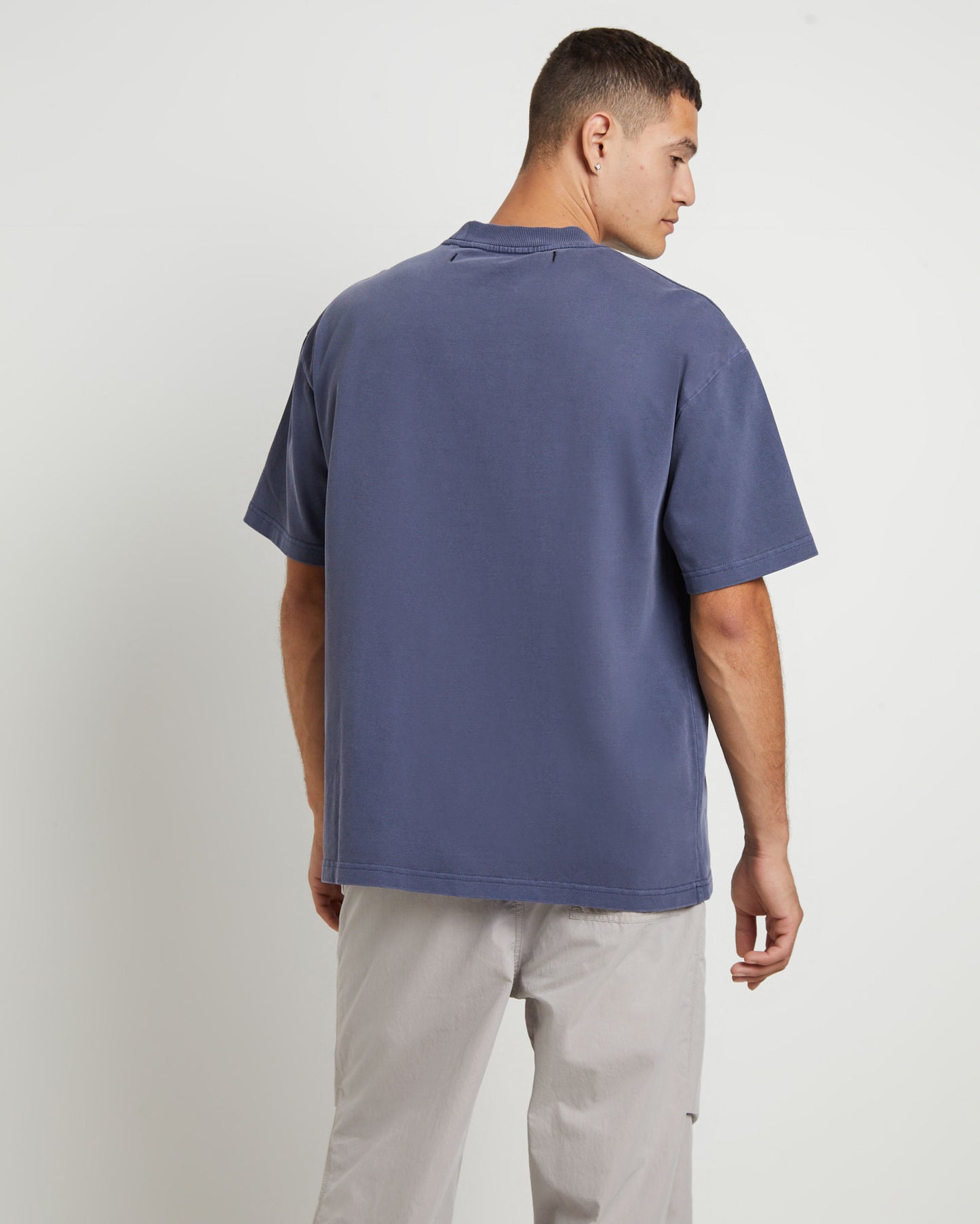 Logo Short Sleeve T-Shirt in Petrol Blue