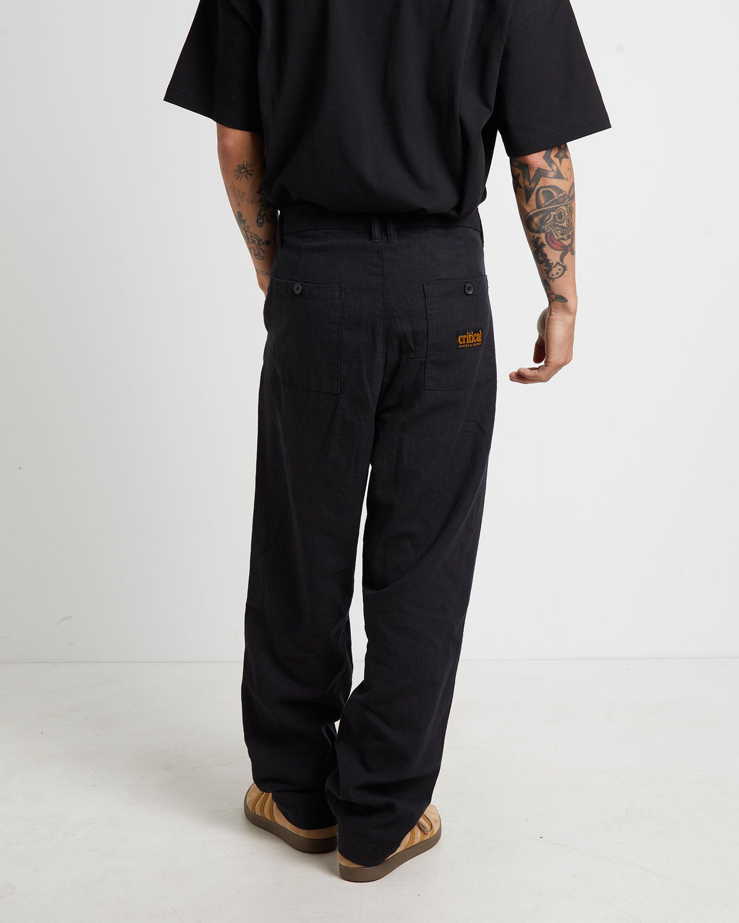 Harrow Pleat Linen Pants