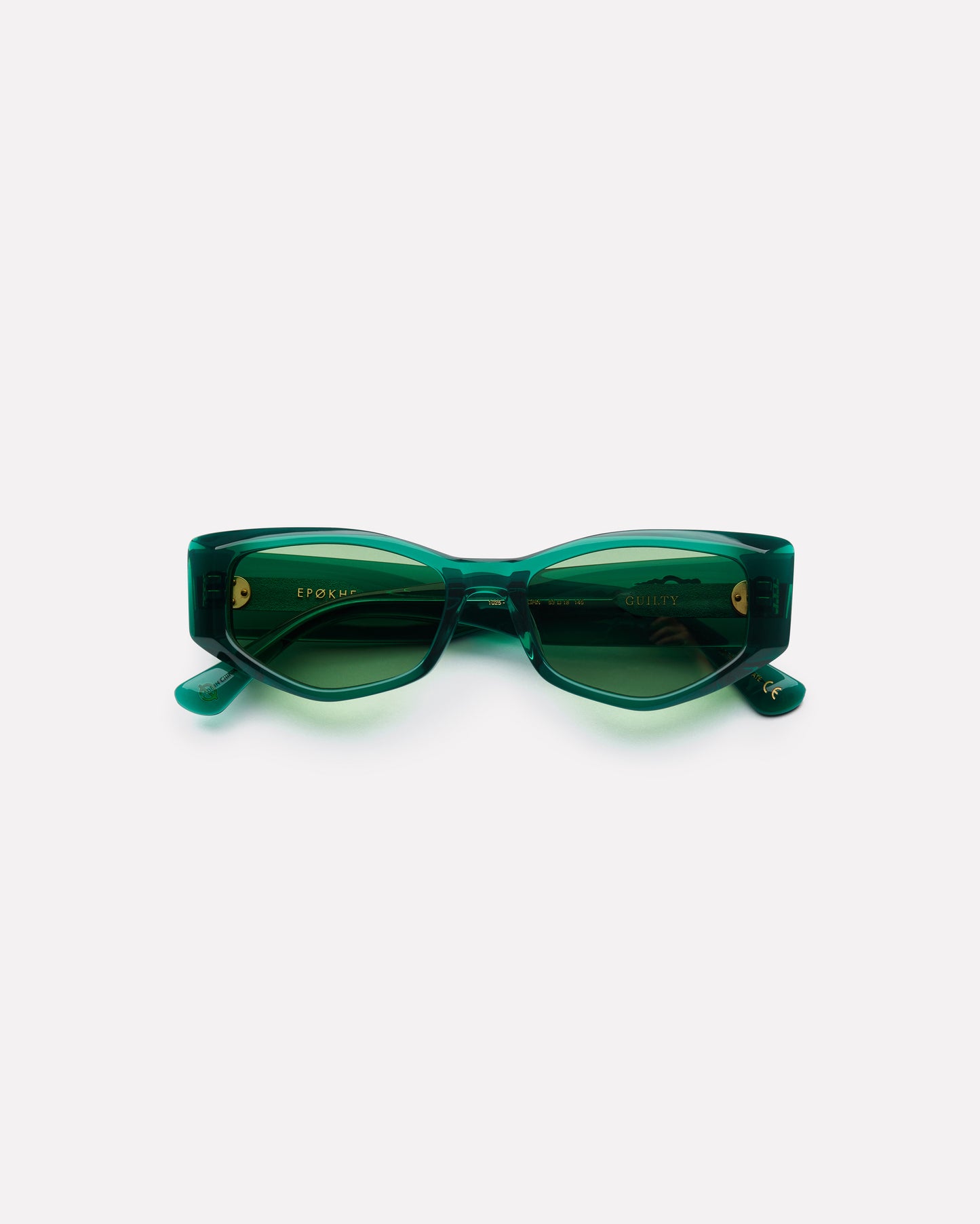 Guilty x Thomas Towend Sunglasses in Emerald Green