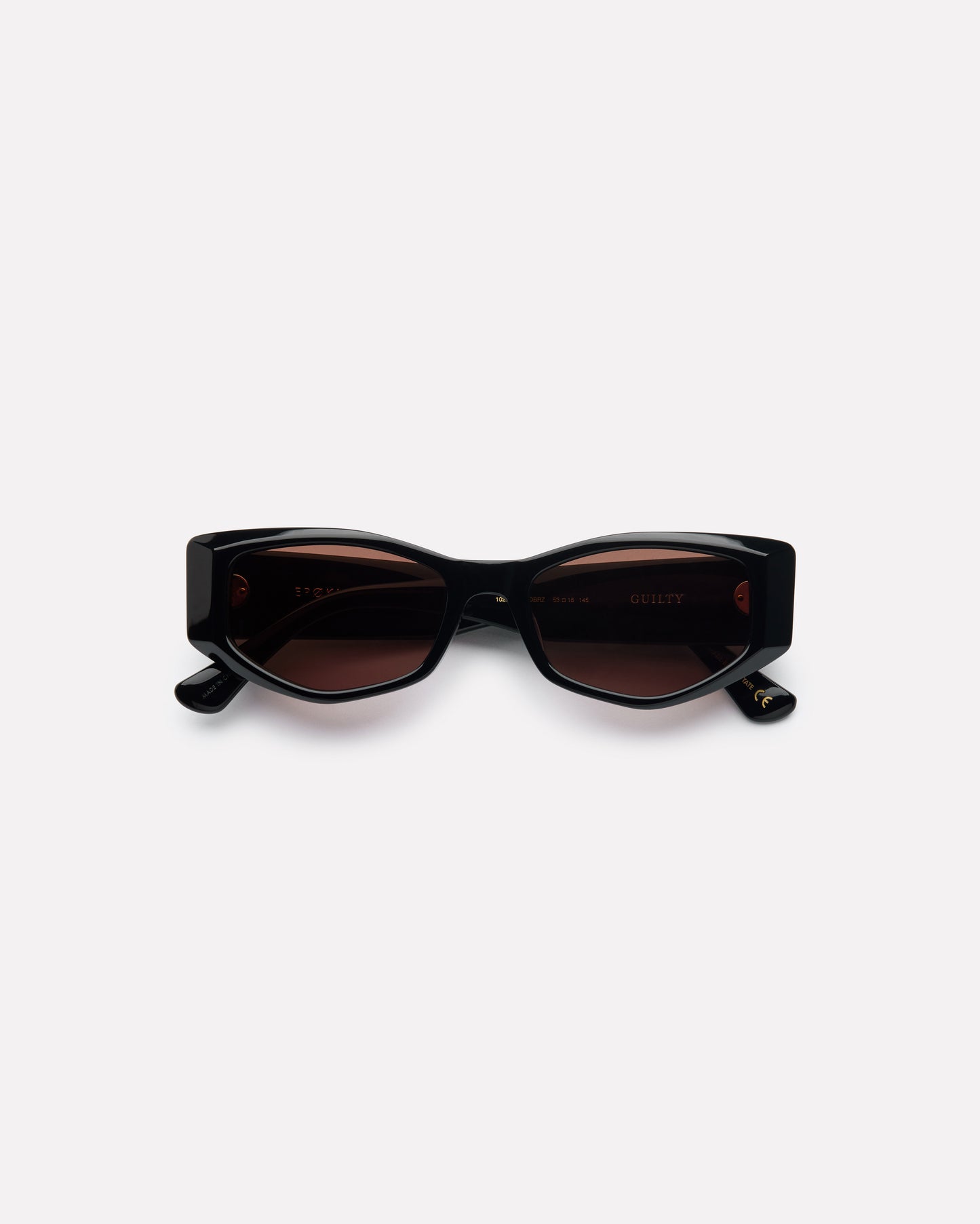 Guilty x Thomas Towend Sunglasses Black Polished / Bronze