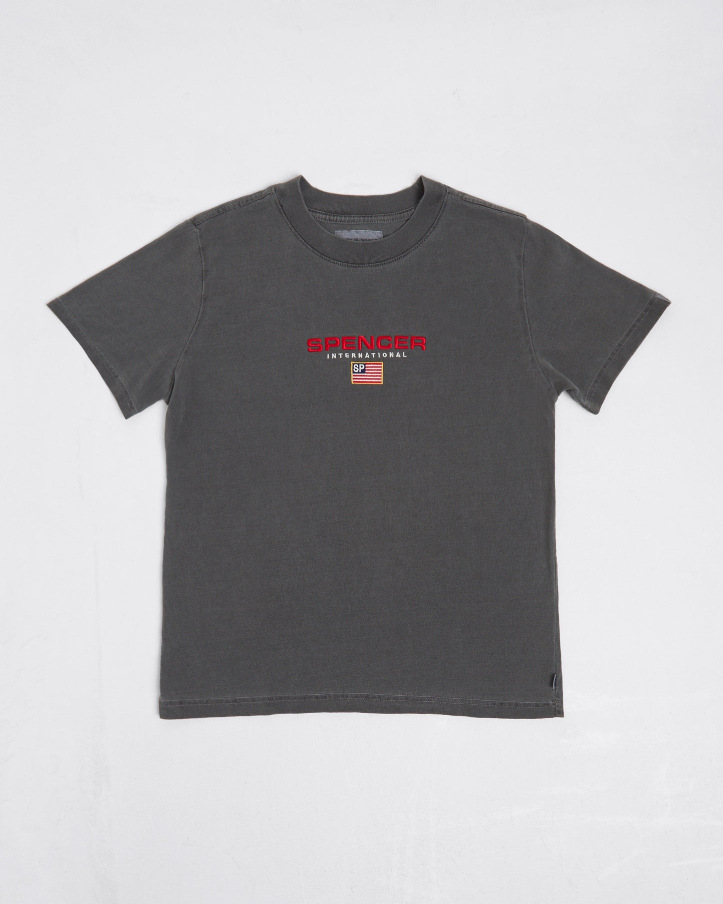 Teen Boys International Short Sleeve T-Shirt in Black