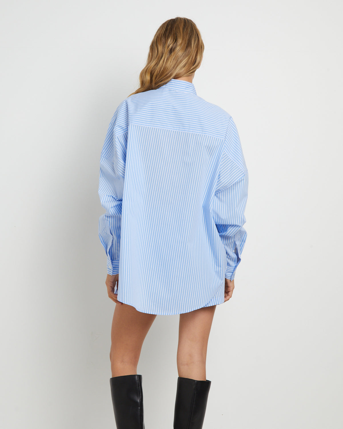 Matilda Long Sleeve Shirt in Blue Blue