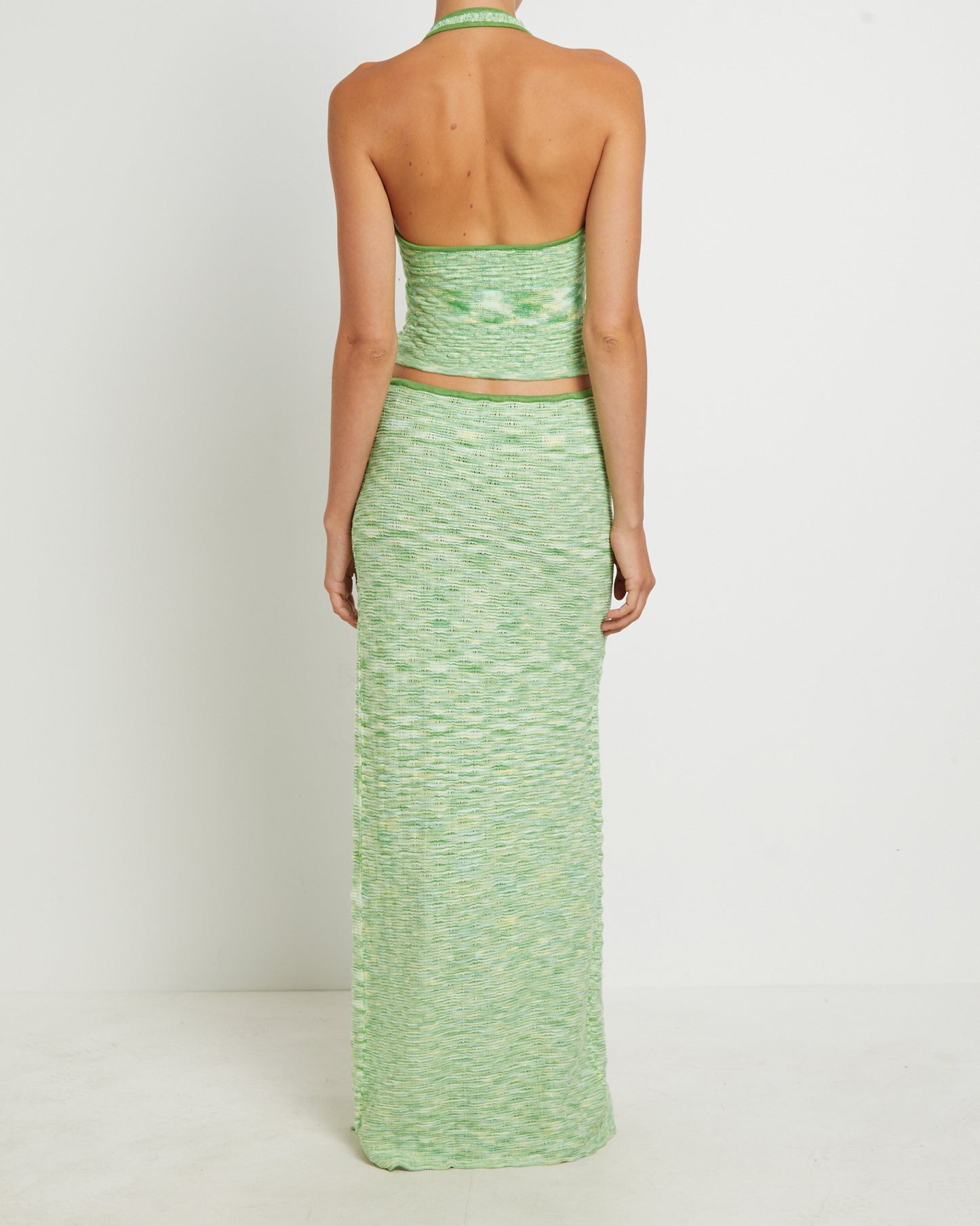 Ombre Knit Maxi Skirt