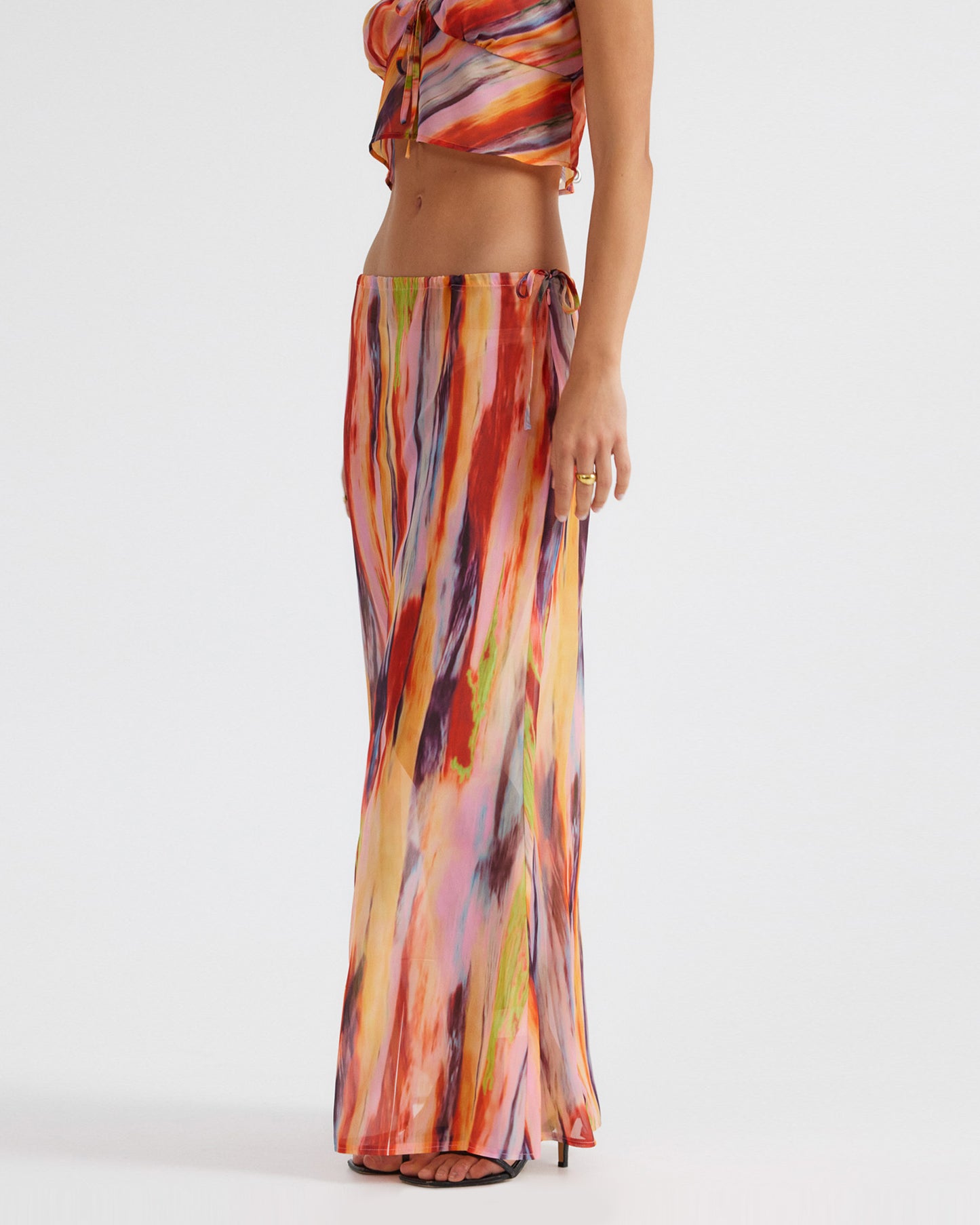 St Barts Maxi Skirt in Multi