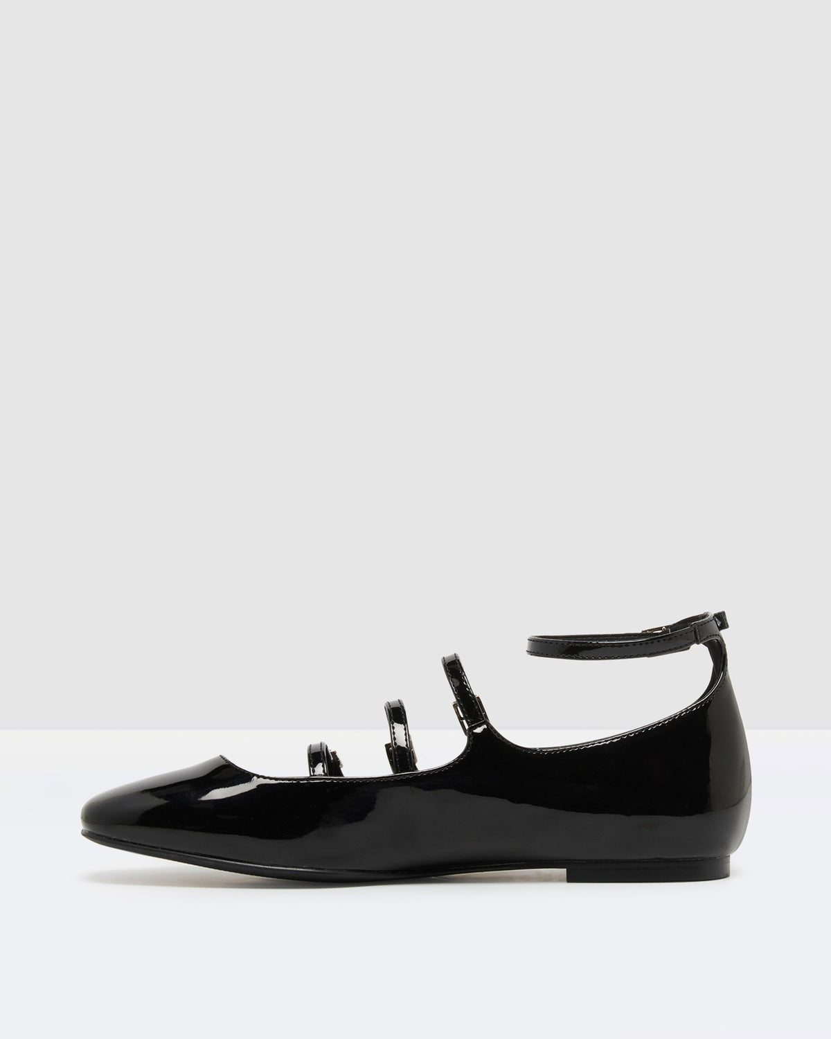 Odile Sandals in Black BLACK PATENT