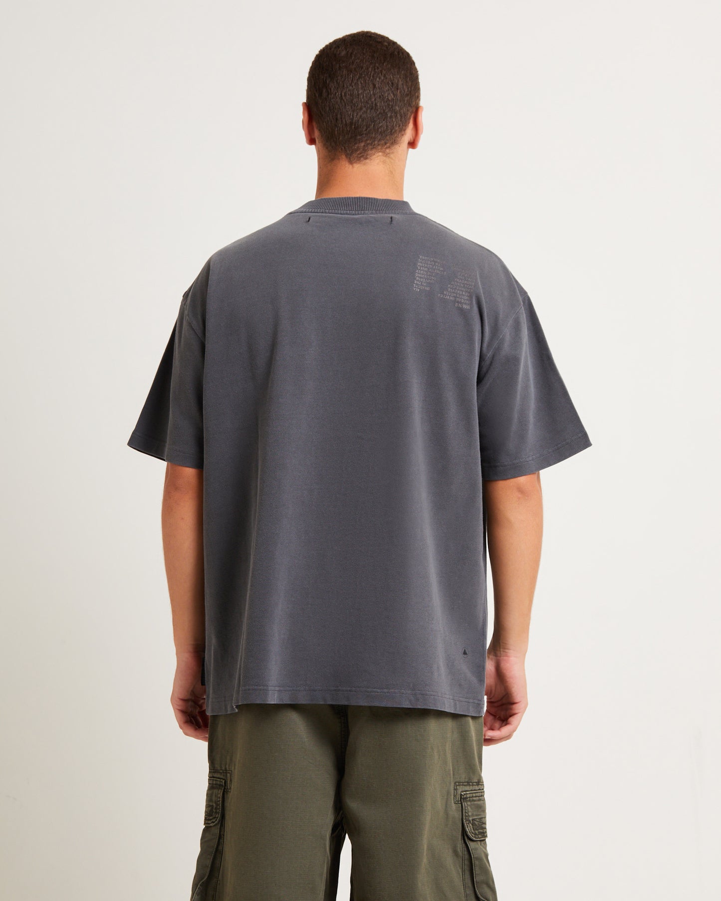 Relative Regulations Short Sleeve T-Shirt in Pewter Grey