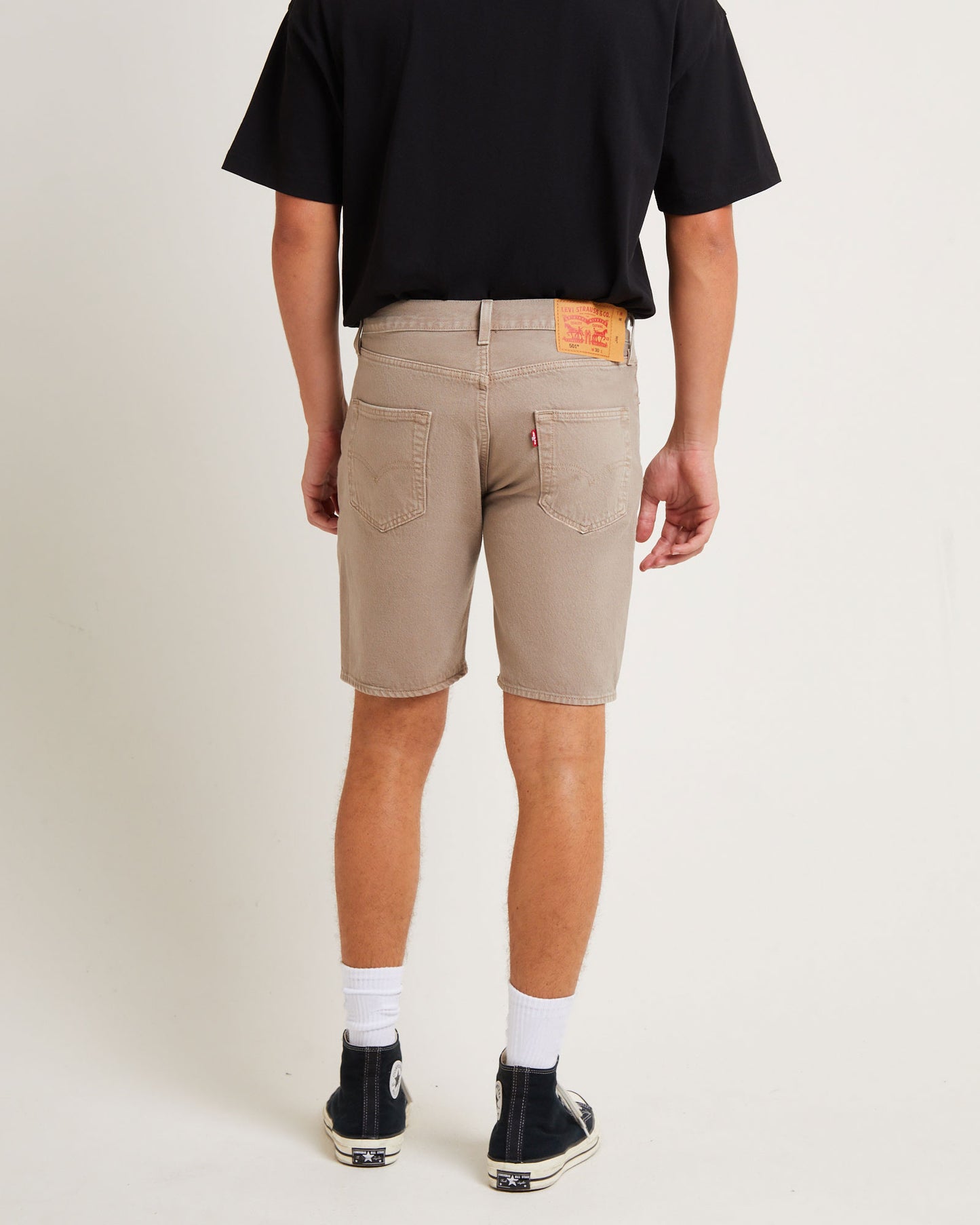 501 Denim Shorts in Beige