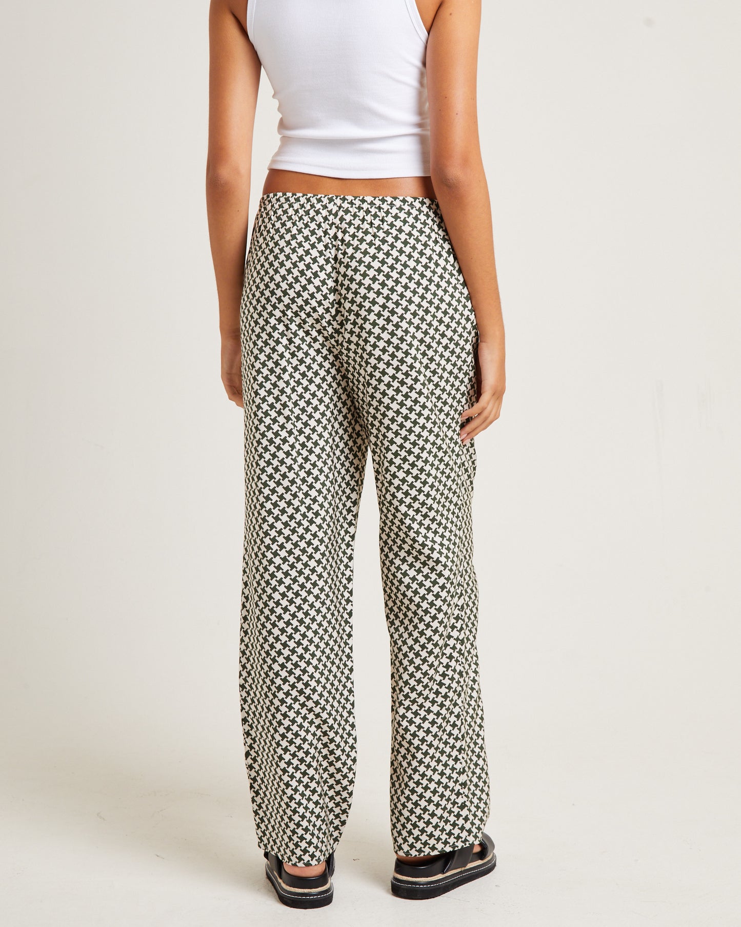 Minnie Crepe Pants Olive