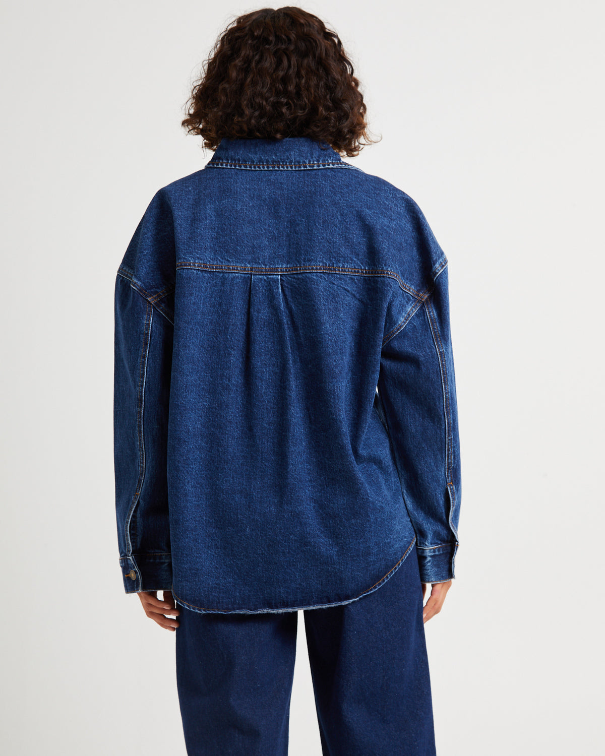 Hailey Denim Shirt Jacket INK BLUE