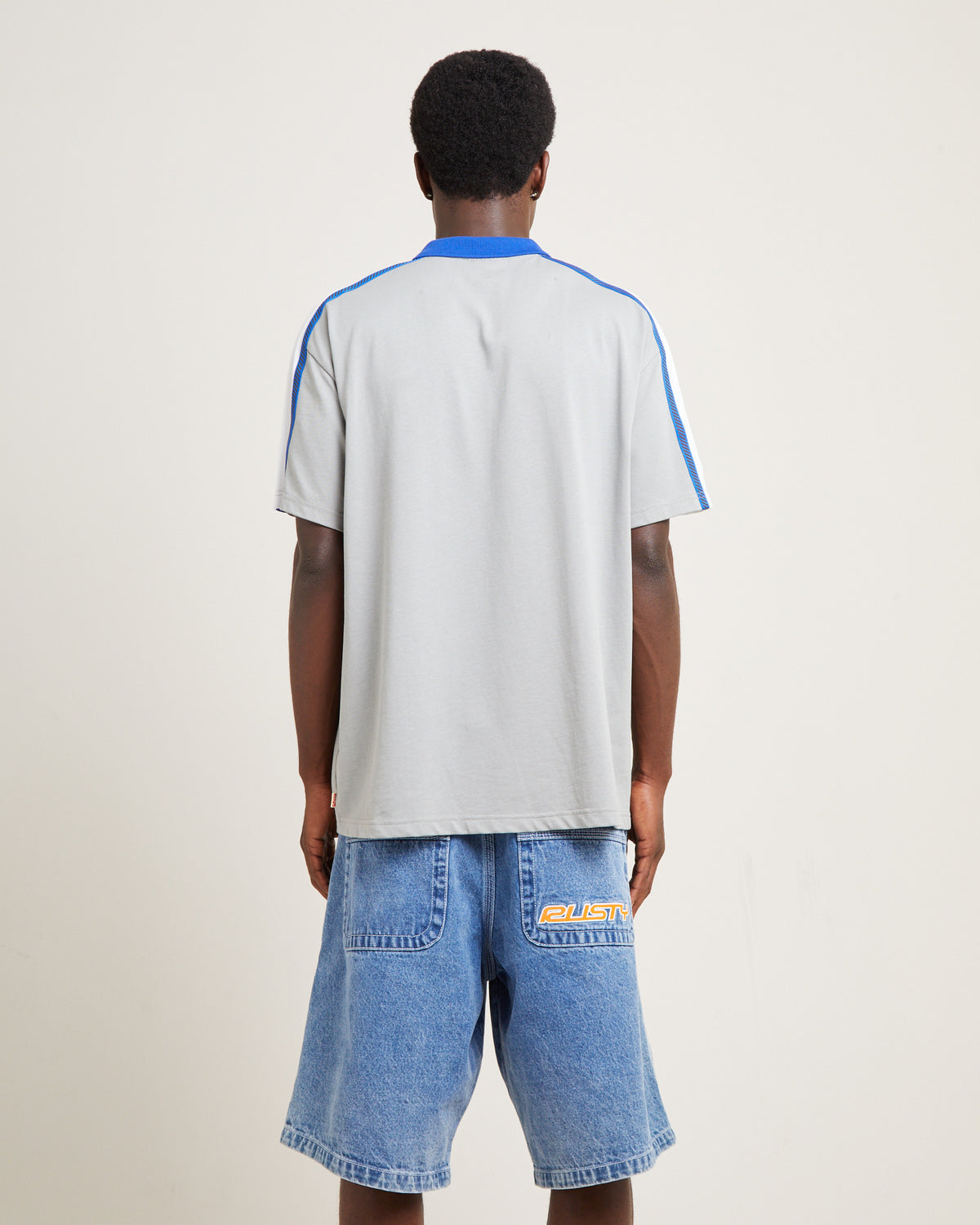 Oxecutioner Short Sleeve Polo Shirt Oyster Grey OYSTER GREY