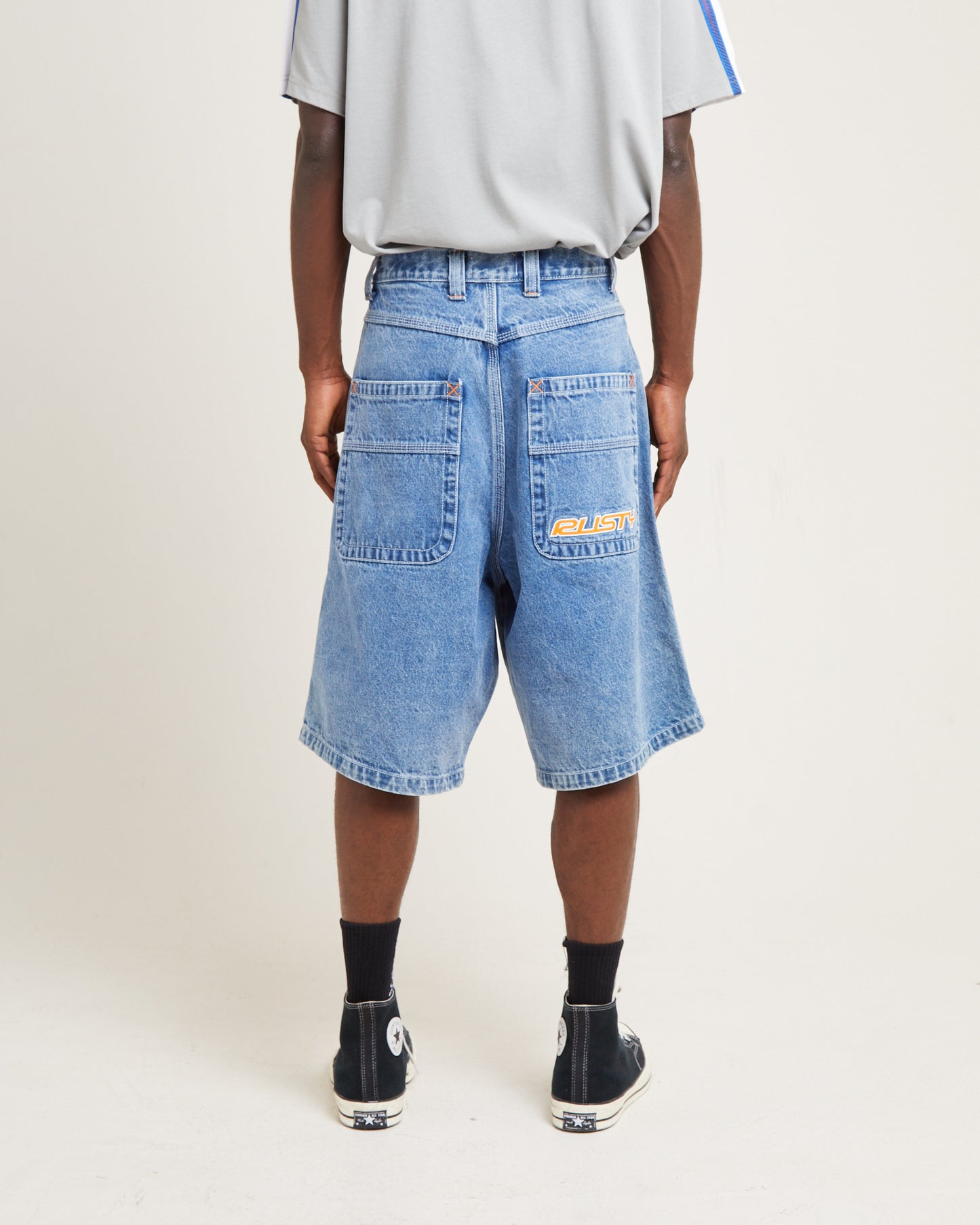 Flip Daddy Draggin Denim Jorts Middy Blue