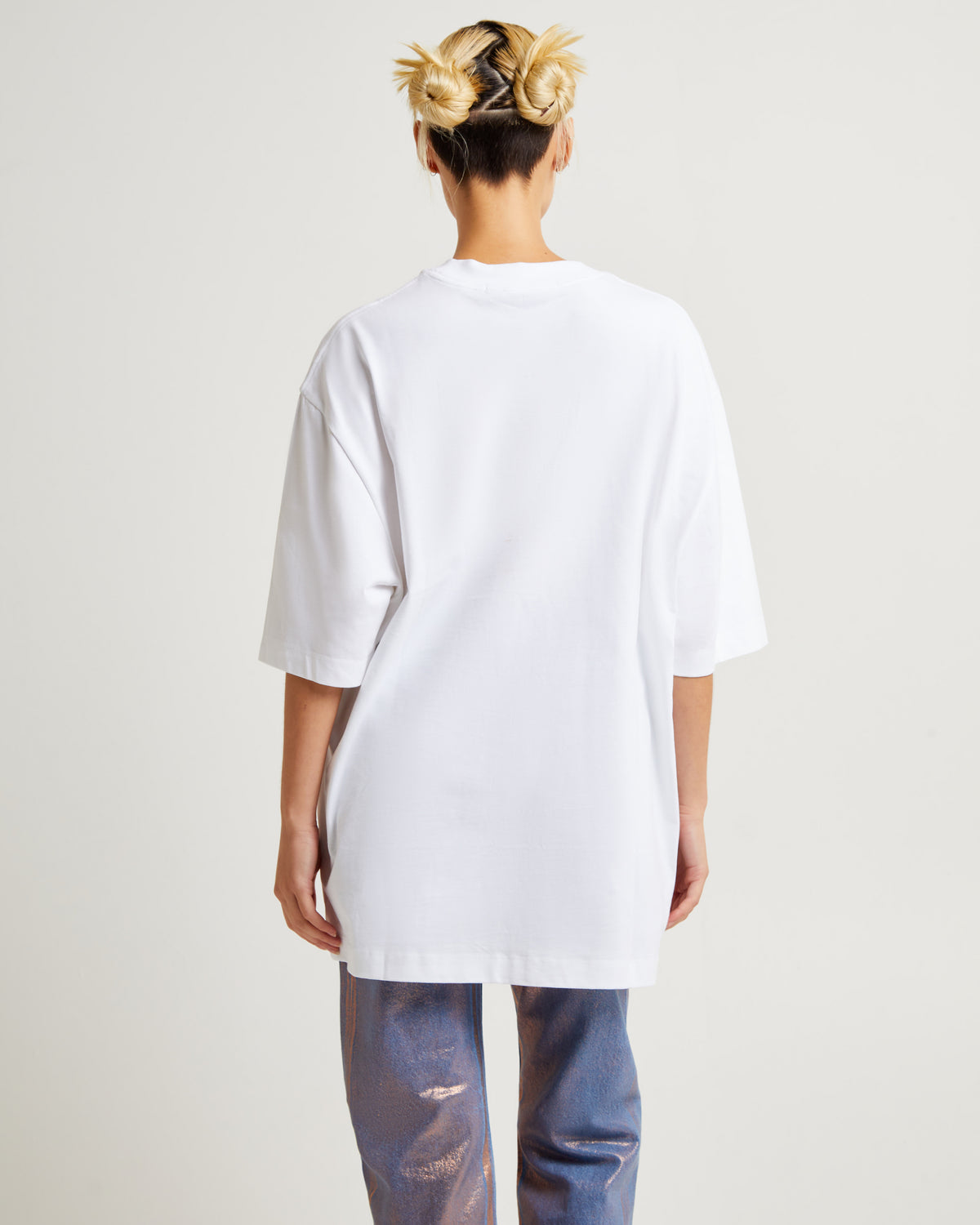 Graphic Tee Disrupted Floral BRIGHT WHITE