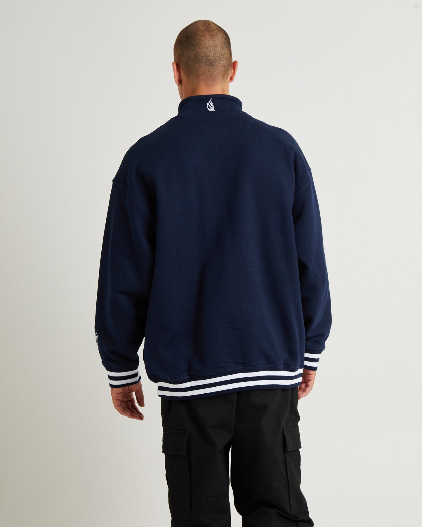 Beta 1/4 Zip Top Dark Navy