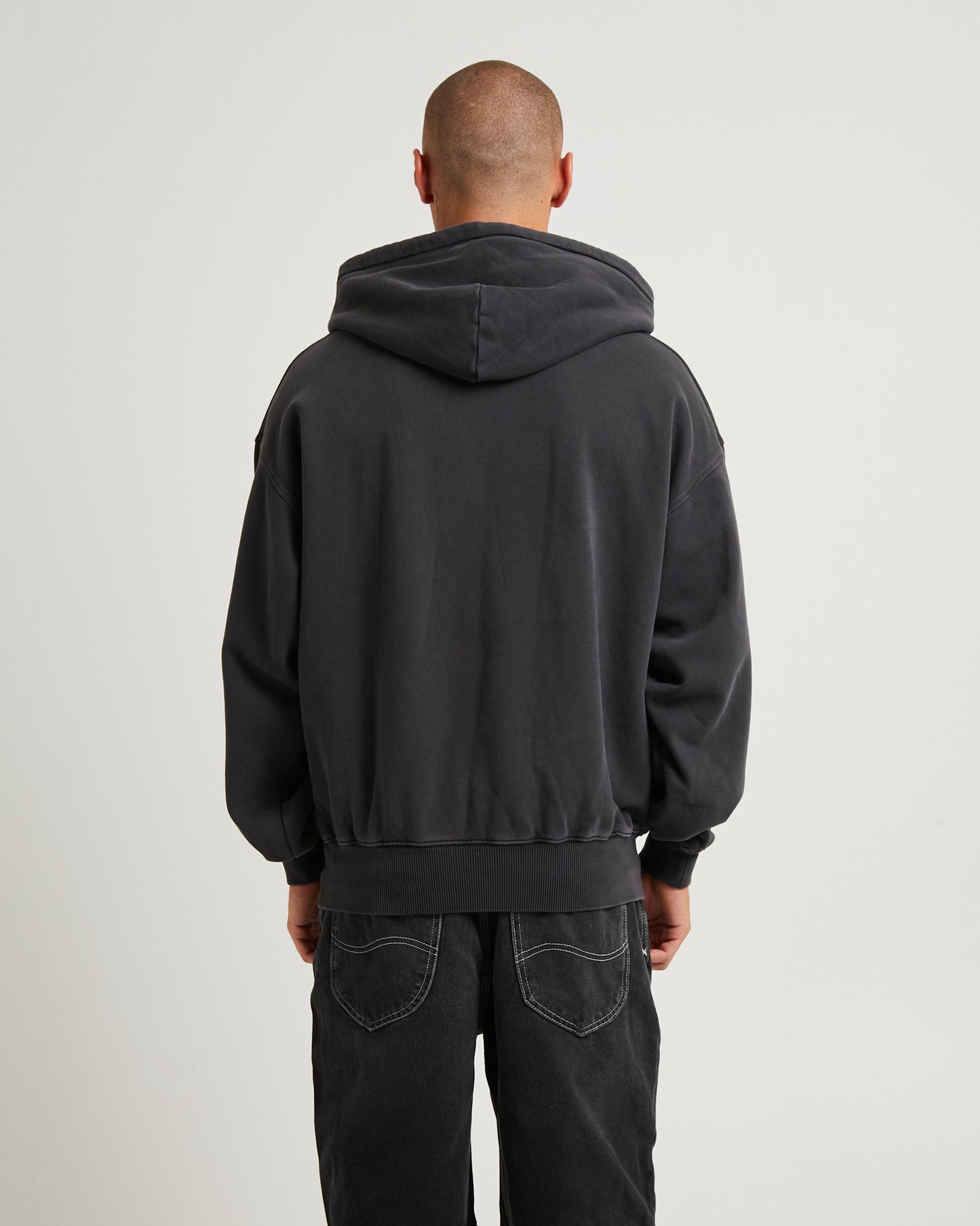 Sunflower Recycled Pull On Hoodie Charcoal