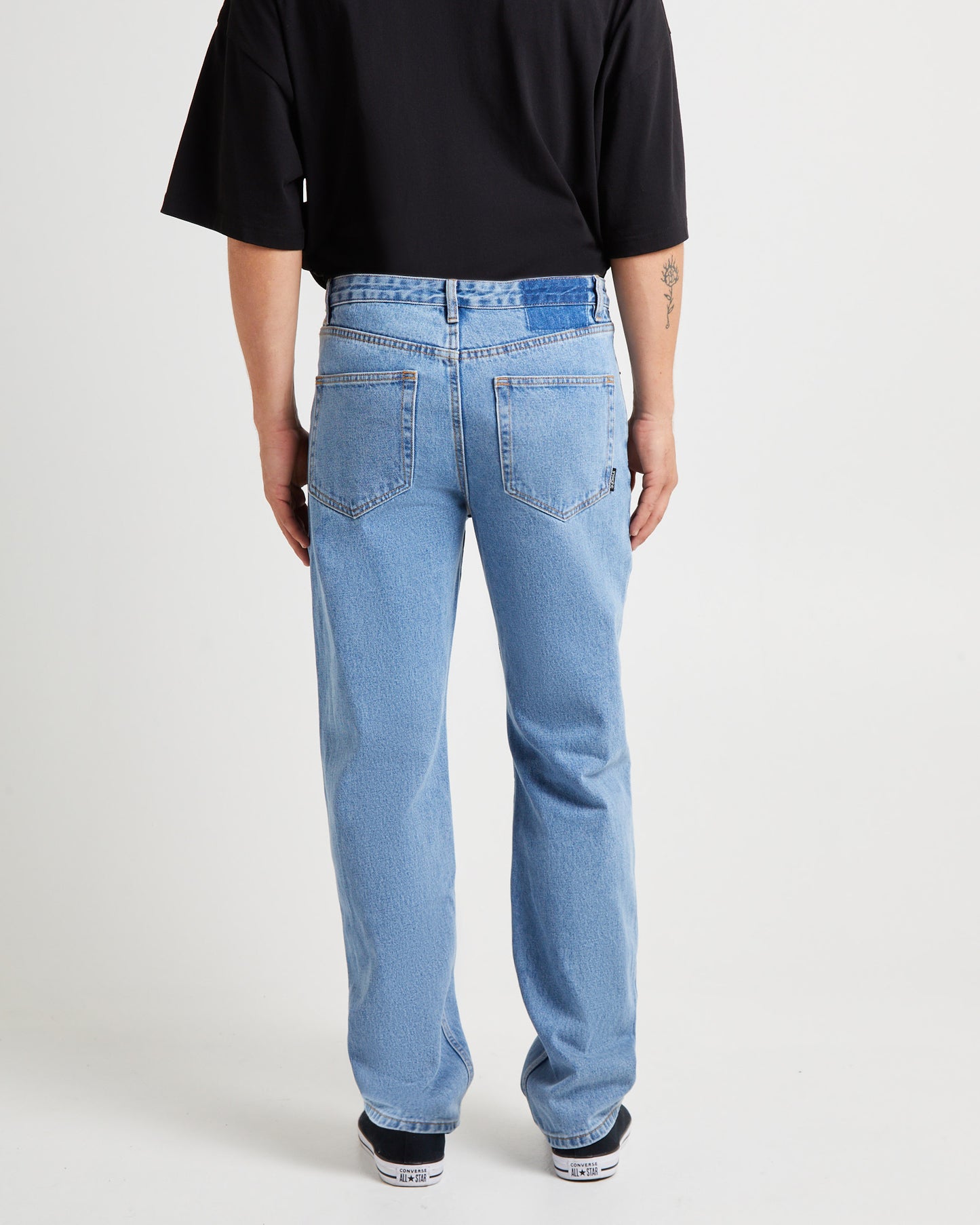 Fracture Straight Denim Jeans