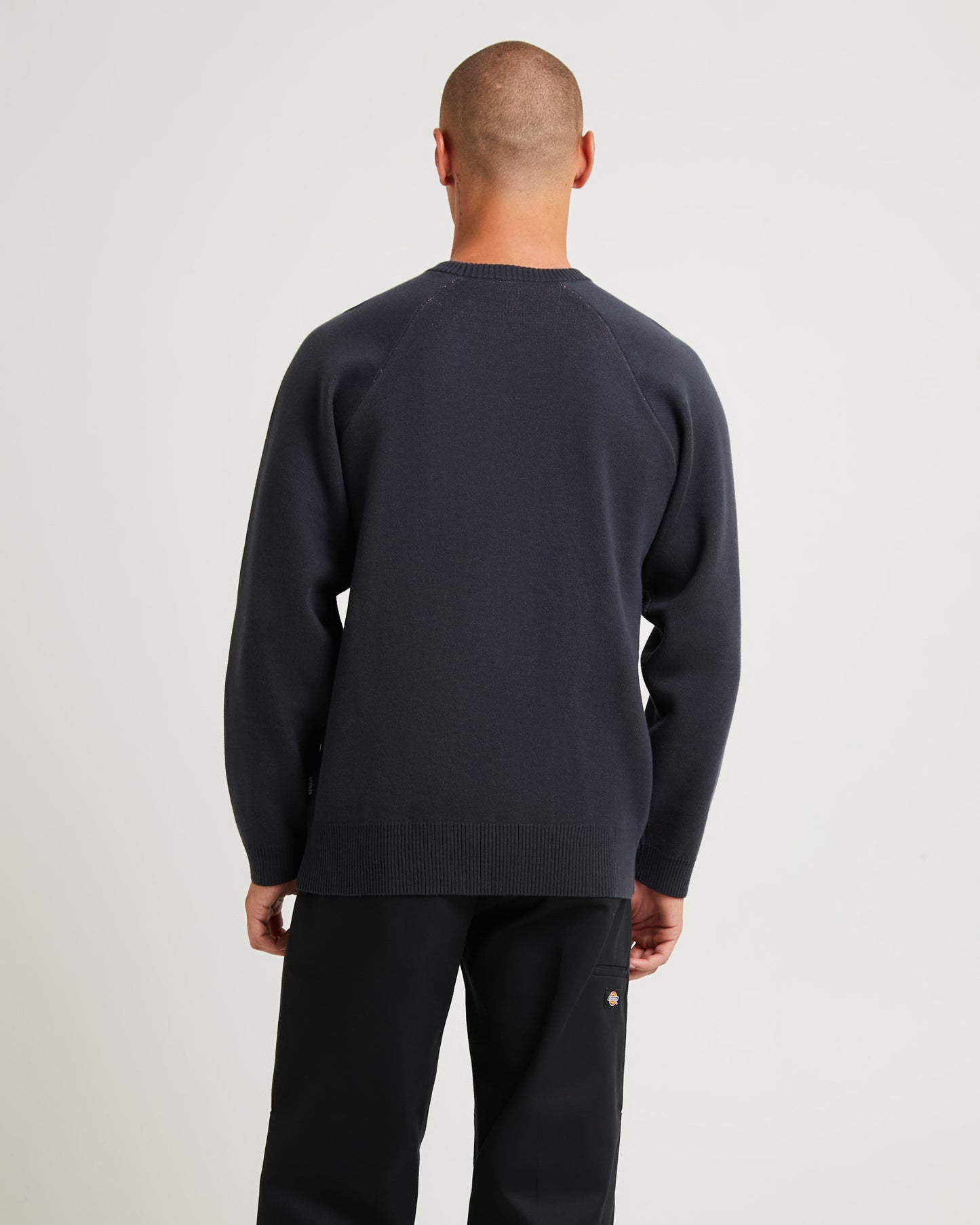 Let It Grow Recycled Reglan Knit Charcoal