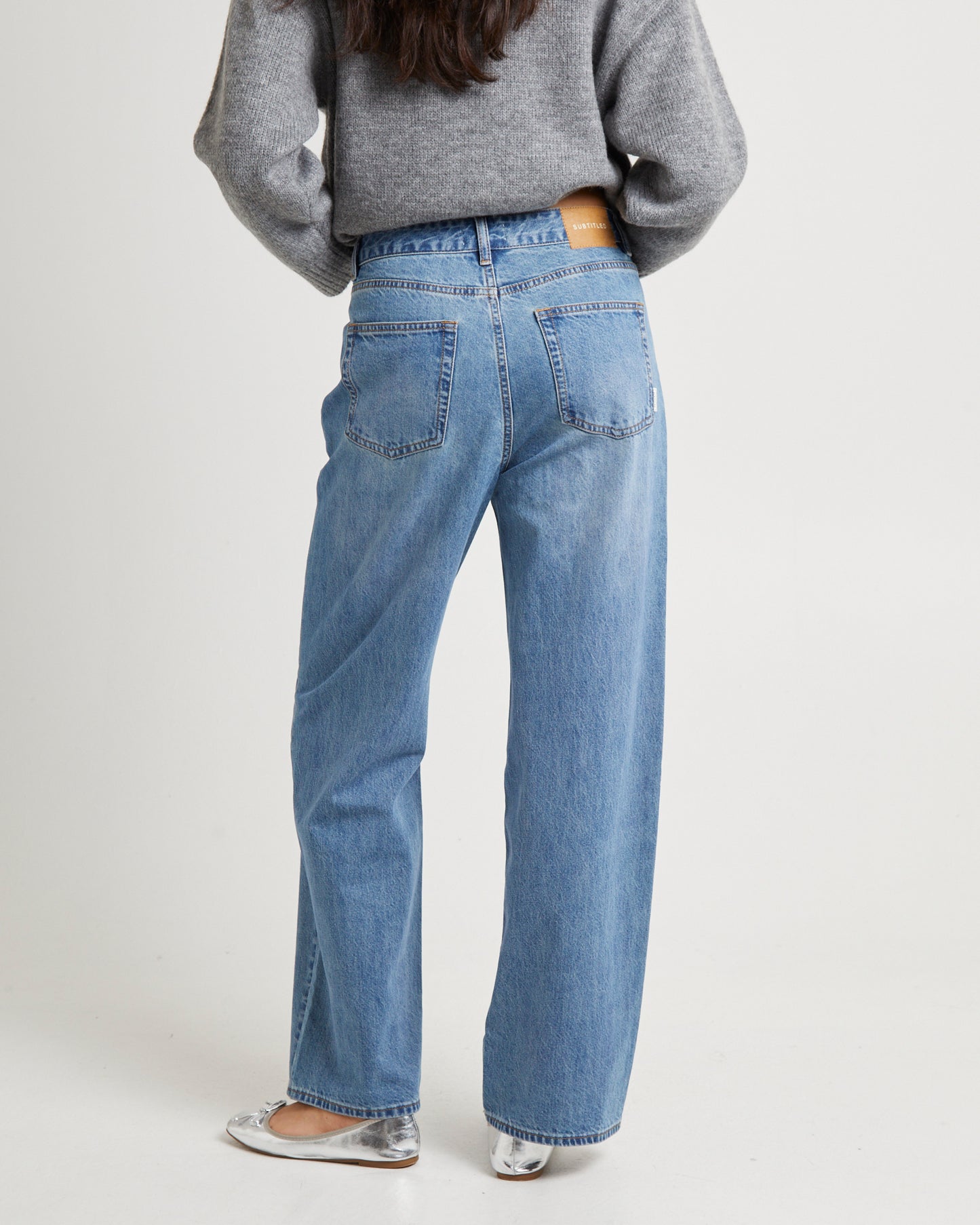 Alexa Mid Rise Relaxed Denim Jeans