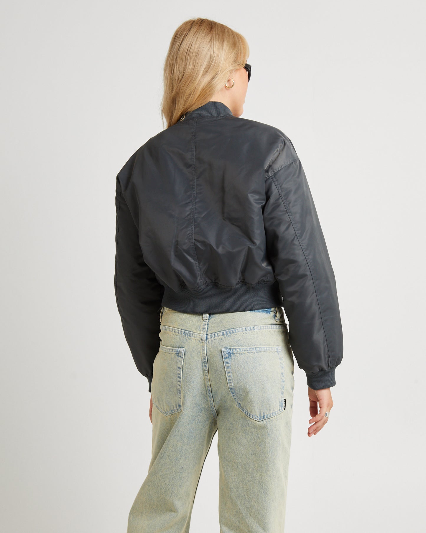 Crop Bomber Jacket