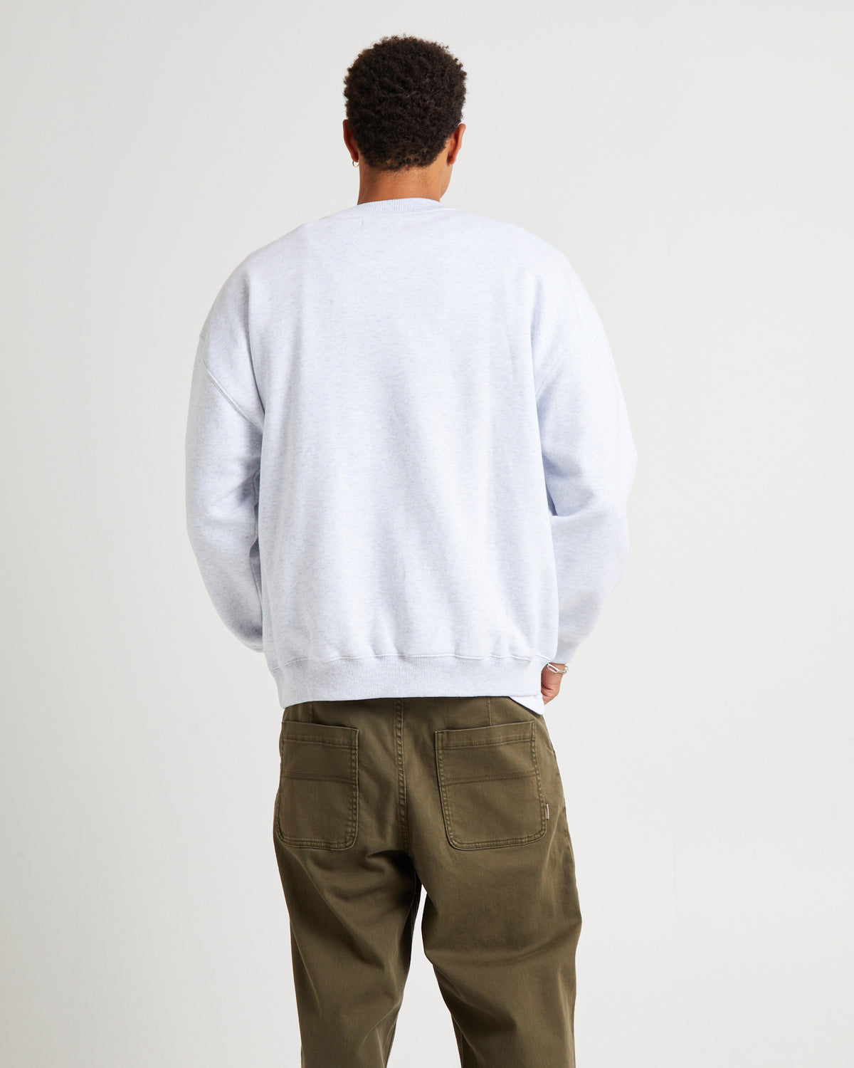 Service Crew Neck Jumper FROST MARLE