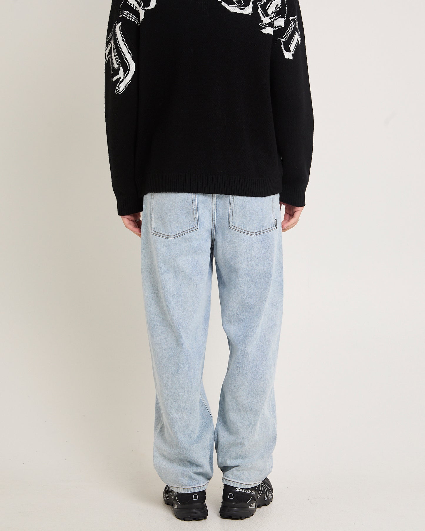 Knocker Wide Leg Denim Jeans