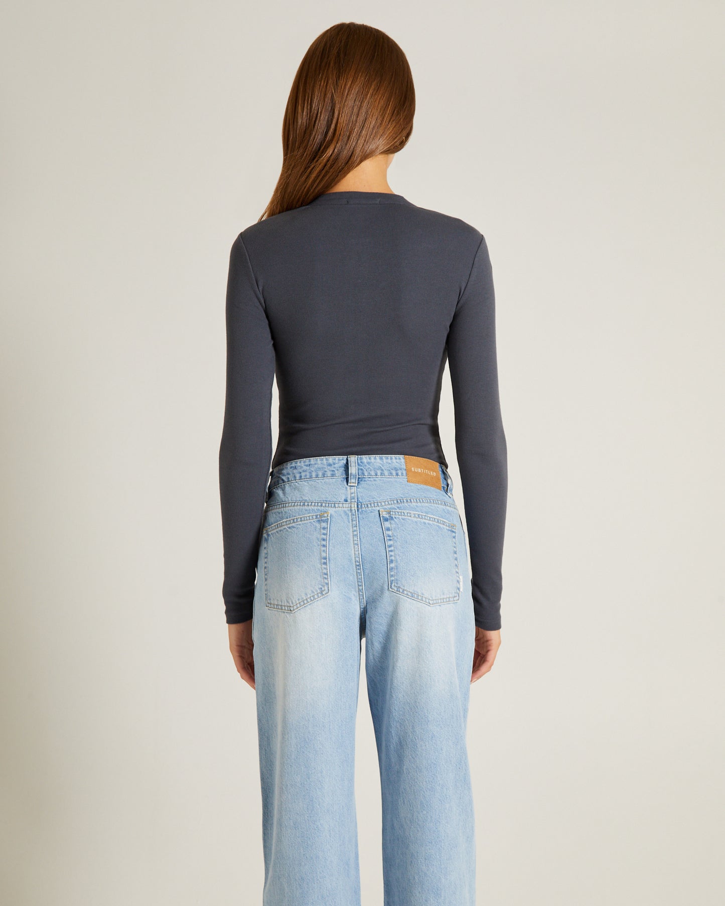 Button Front Long Sleeve Bodysuit