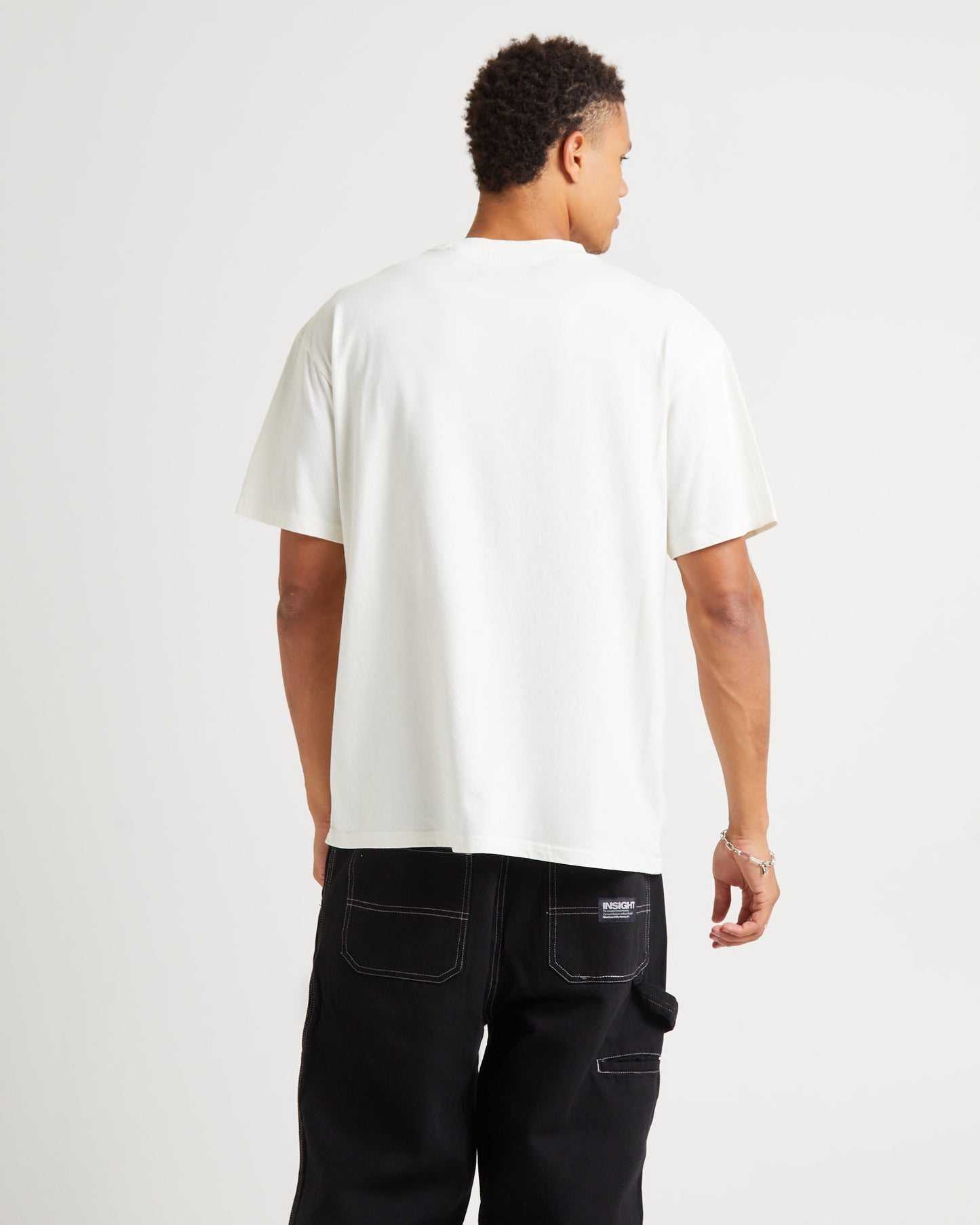 Washroom Short Sleeve T-Shirt Vintage White