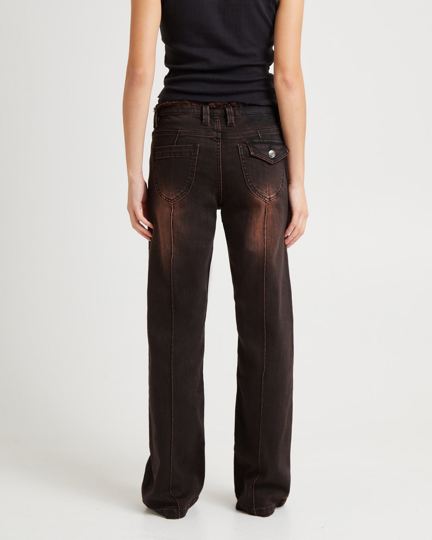 Bambi Fray Low Rise Jeans