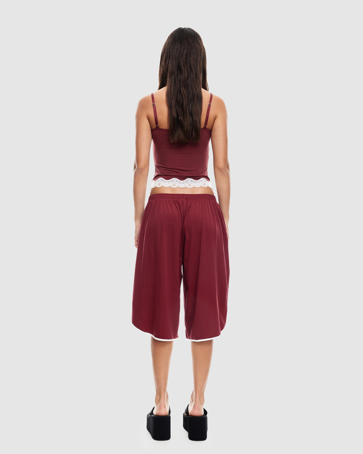 Top Model Cami Top BURGUNDY
