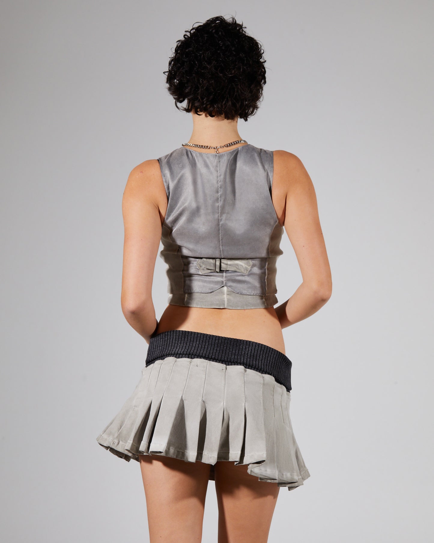 Lila Dirty Wash Waistcoat