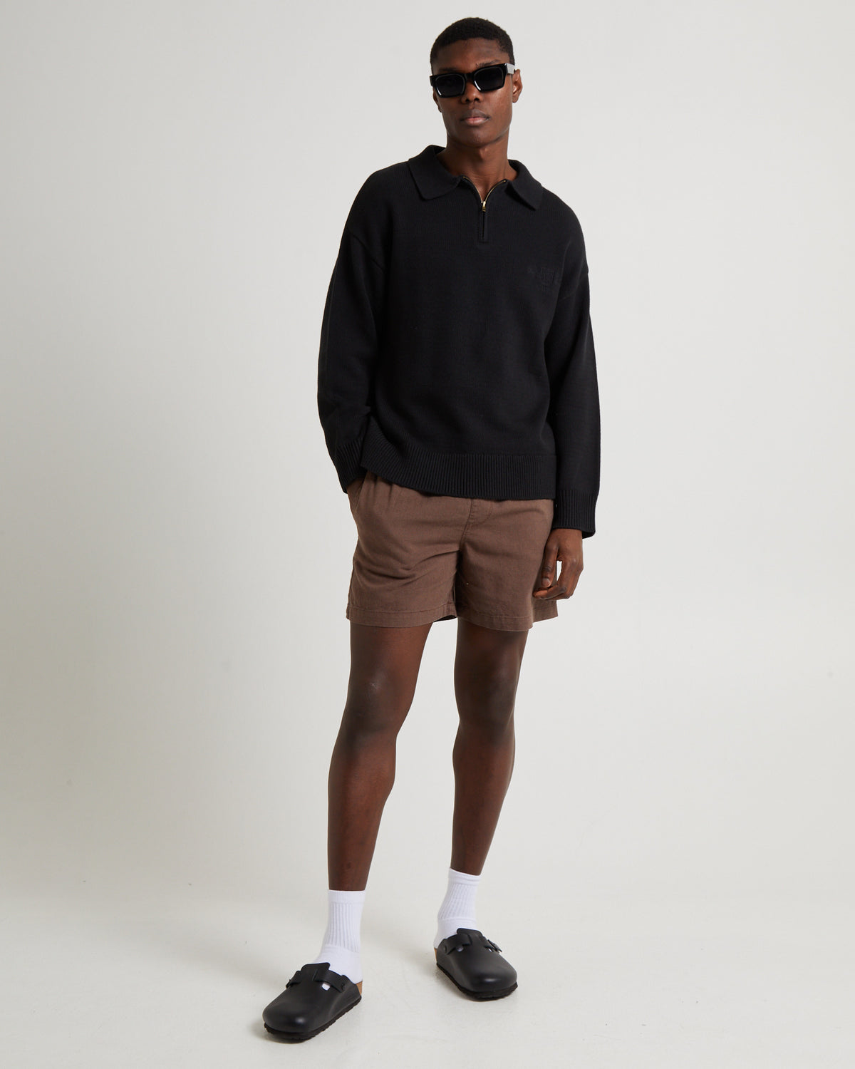Puglia Linen Shorts UMBER