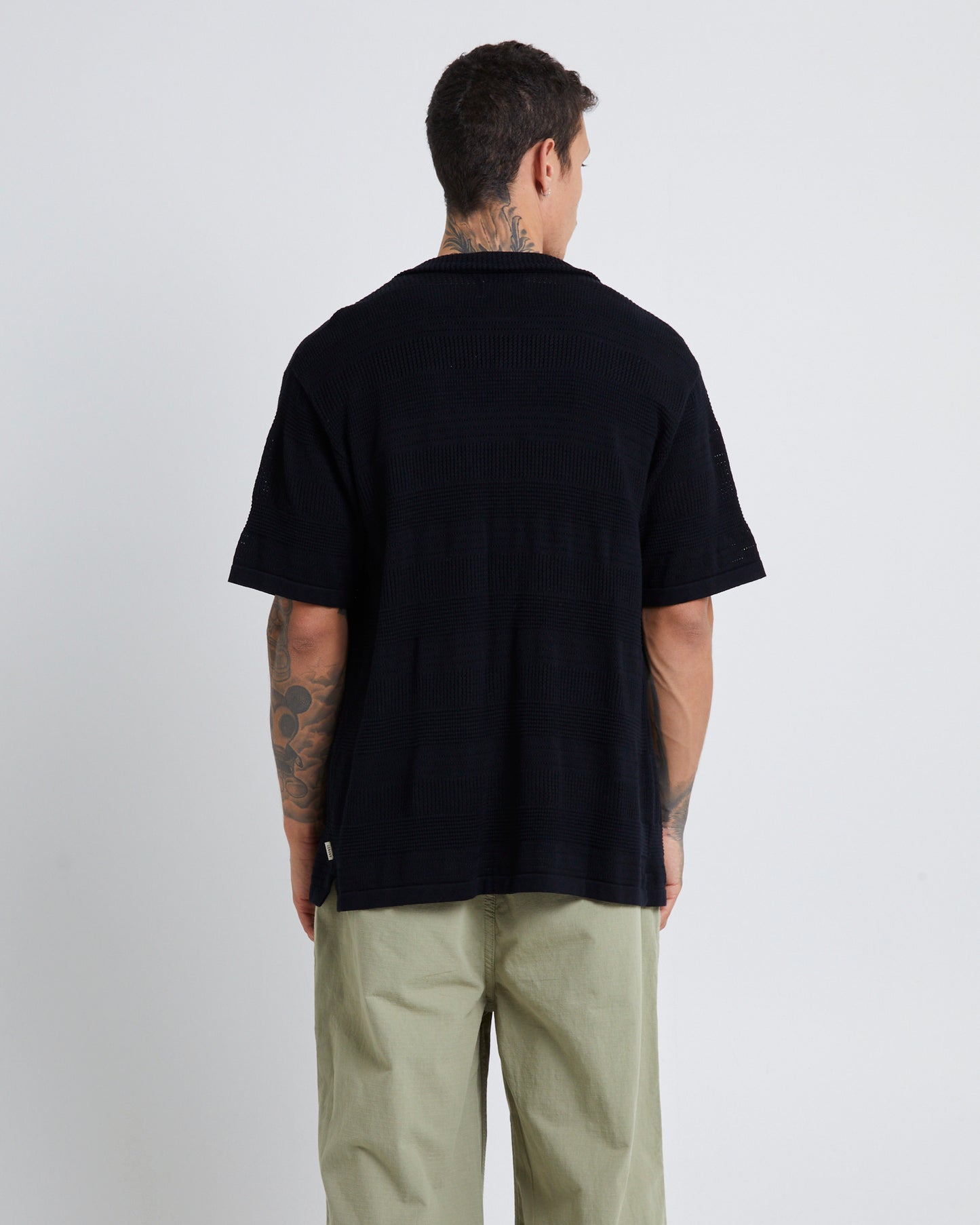 Knitted Short Sleeve Resort Shirt