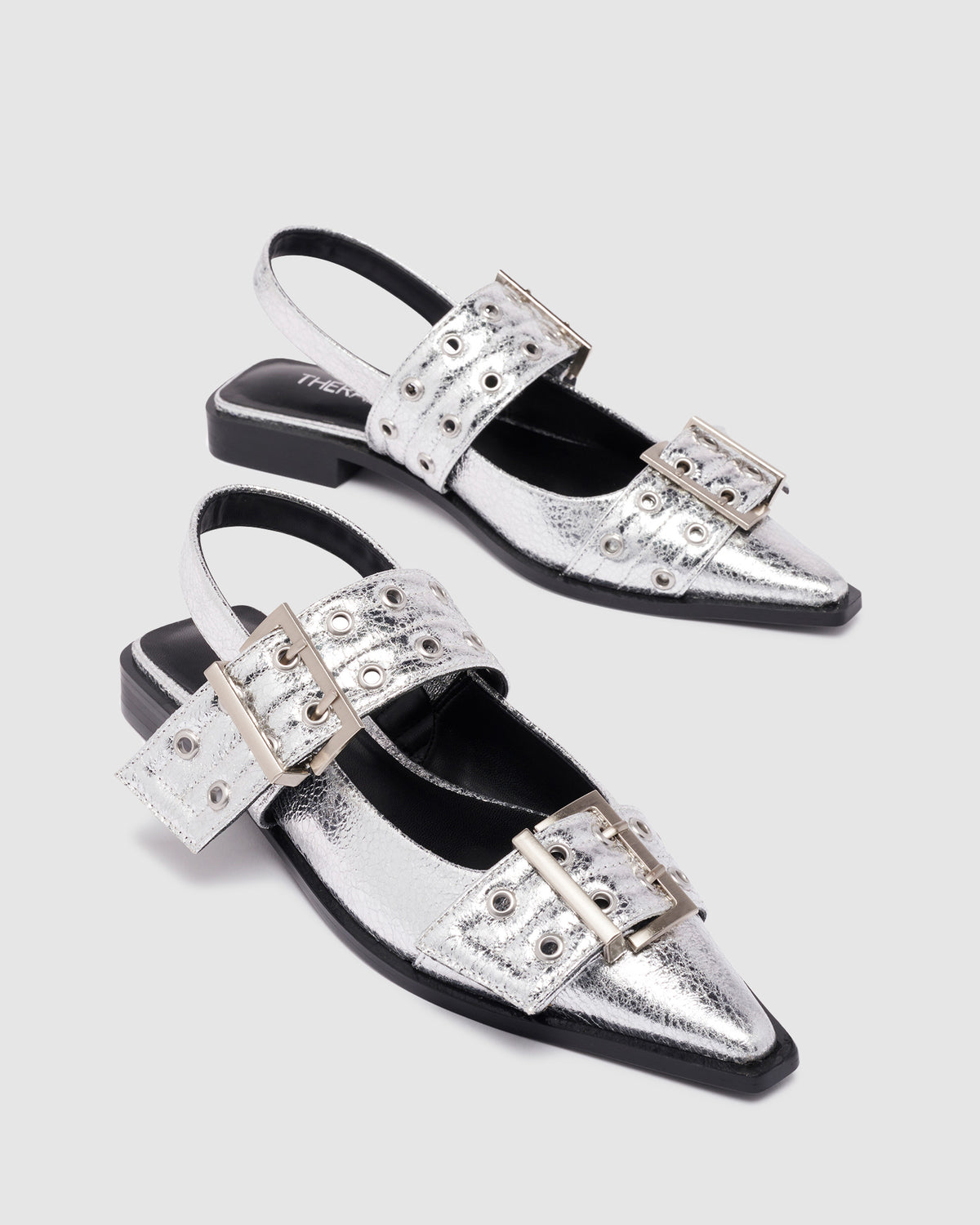 Matilda Pointed Flat SILVER