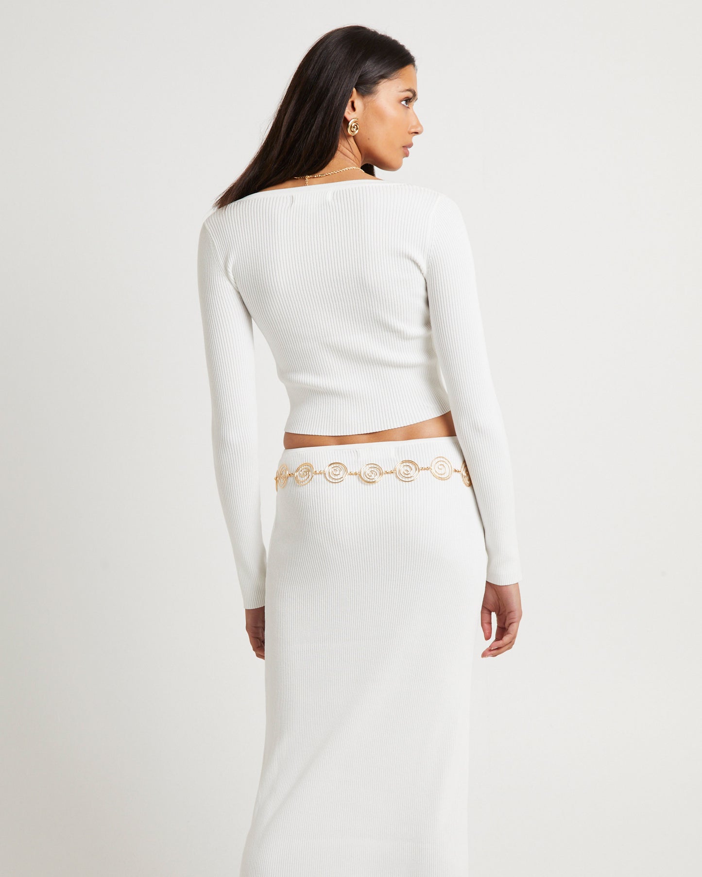 Kelse Knitted Long Sleeve Button Top